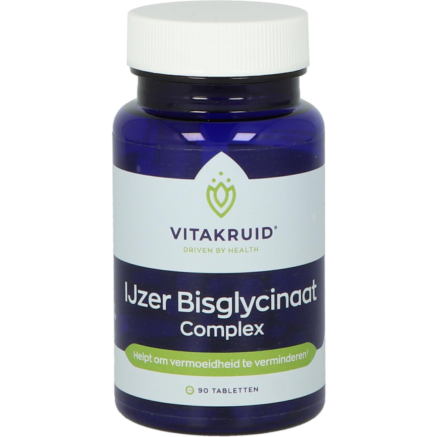 Vitakruid IJzer Bisglycinaat Complex 90 tabletten