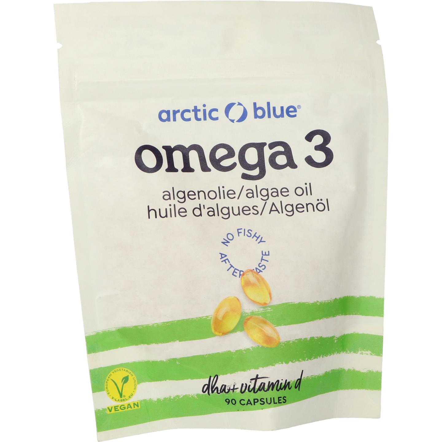 Omega 3 Algenolie DHA + Vitamine D afbeelding 1