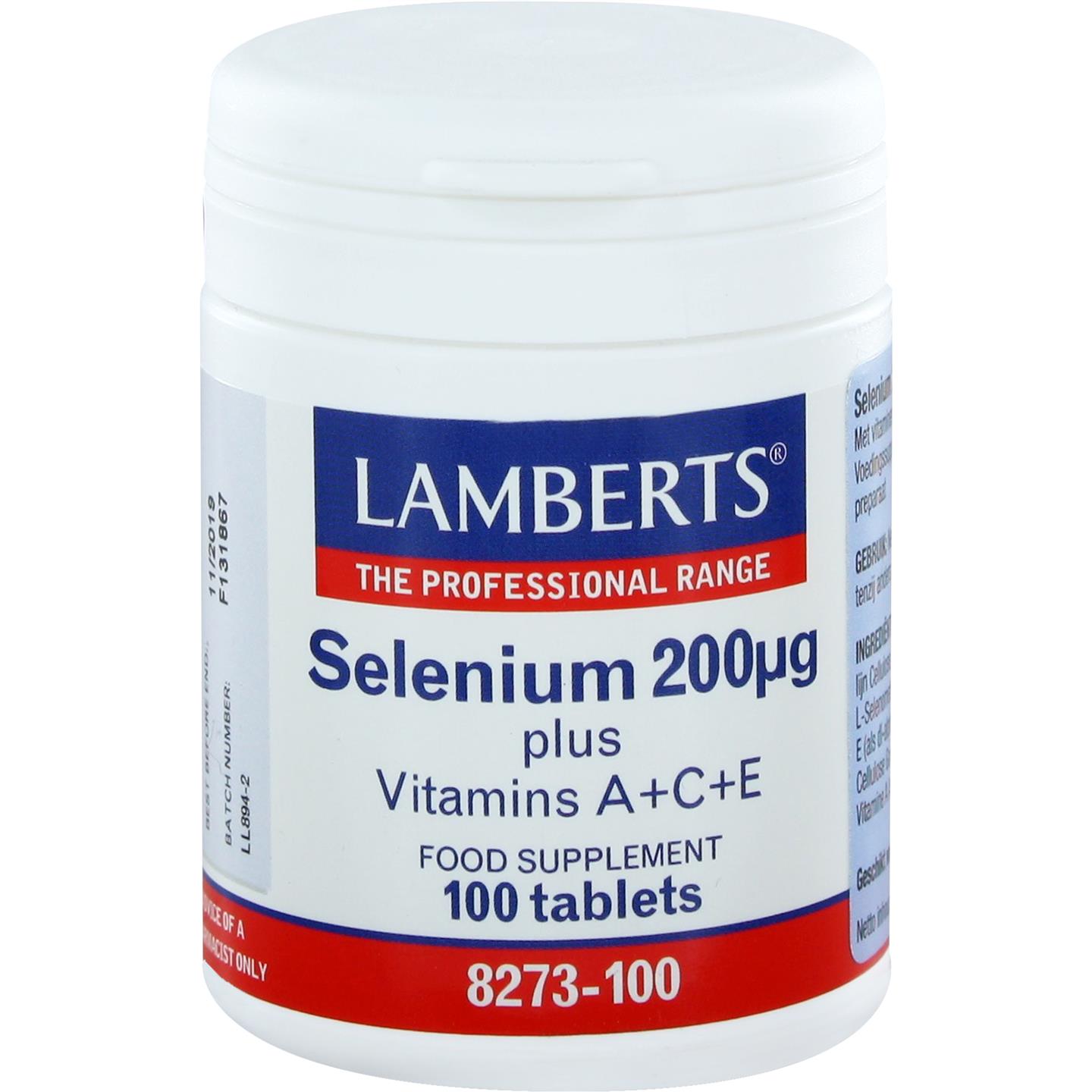 Selenium 200 mcg plus A + C + E afbeelding 1