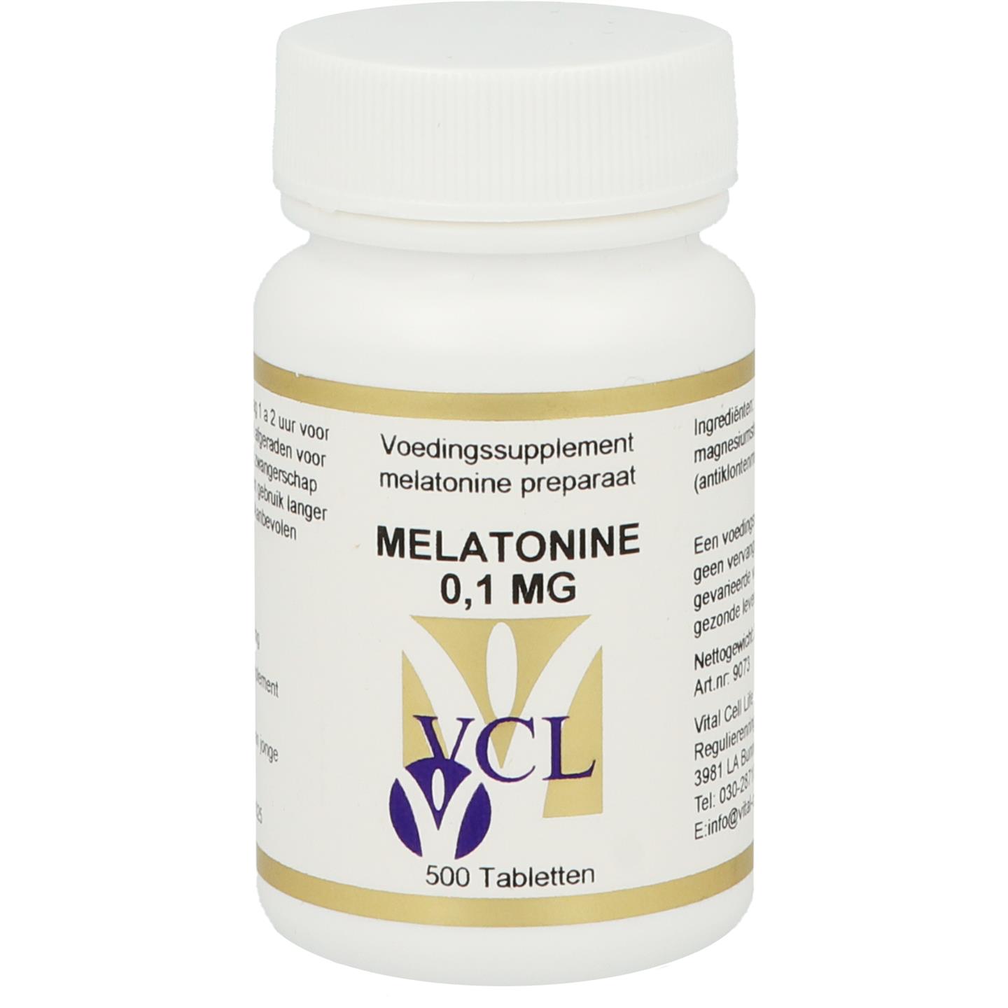 Melatonine 0,1 mg afbeelding
