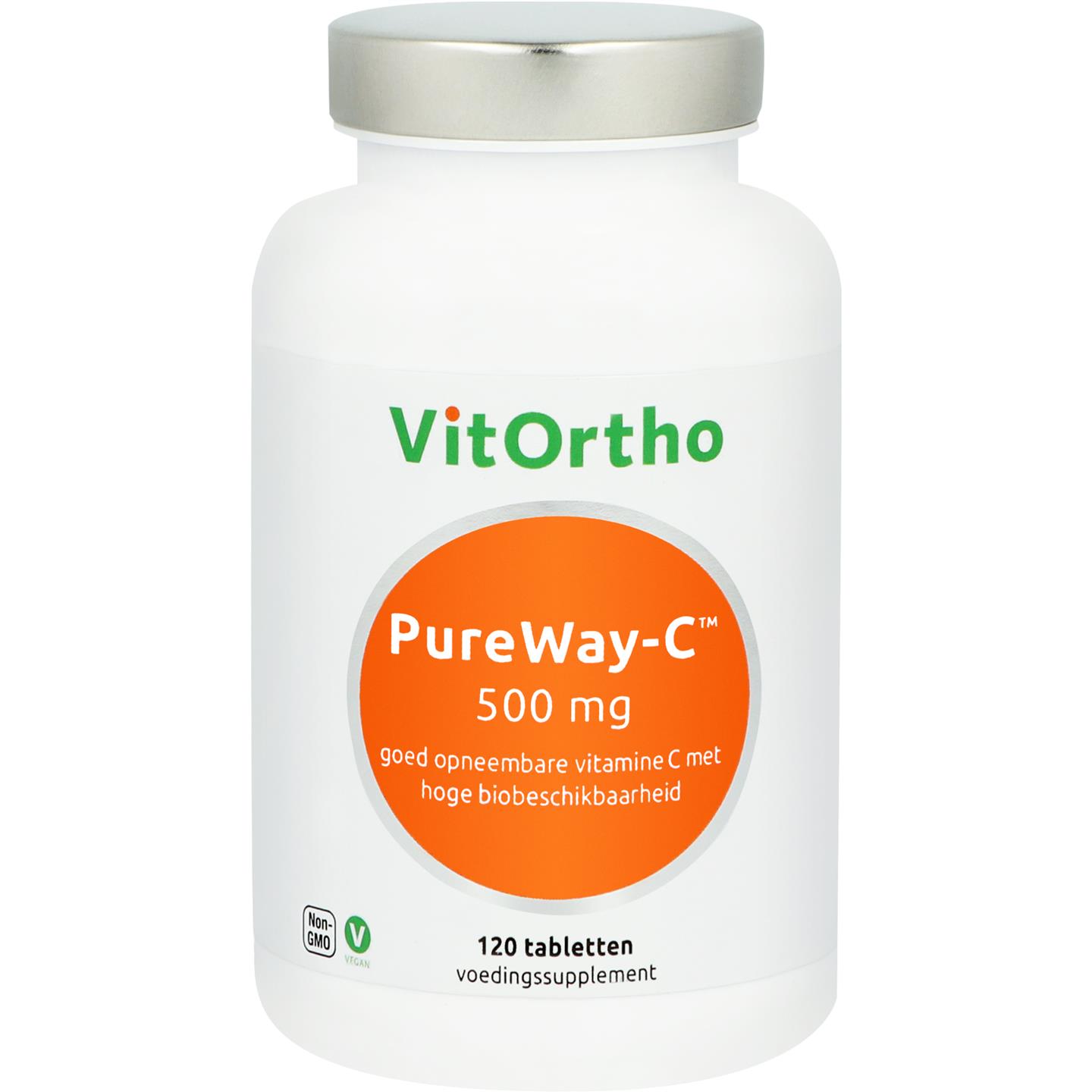 Vitortho Vitamine C PureWay-C 500 mg 120 tabletten