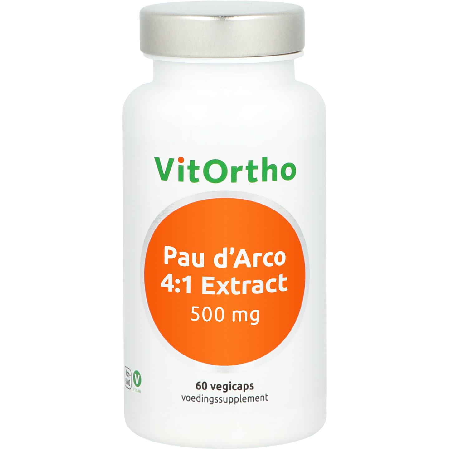 Pau d'Arco 4:1 extract 500 mg afbeelding 1