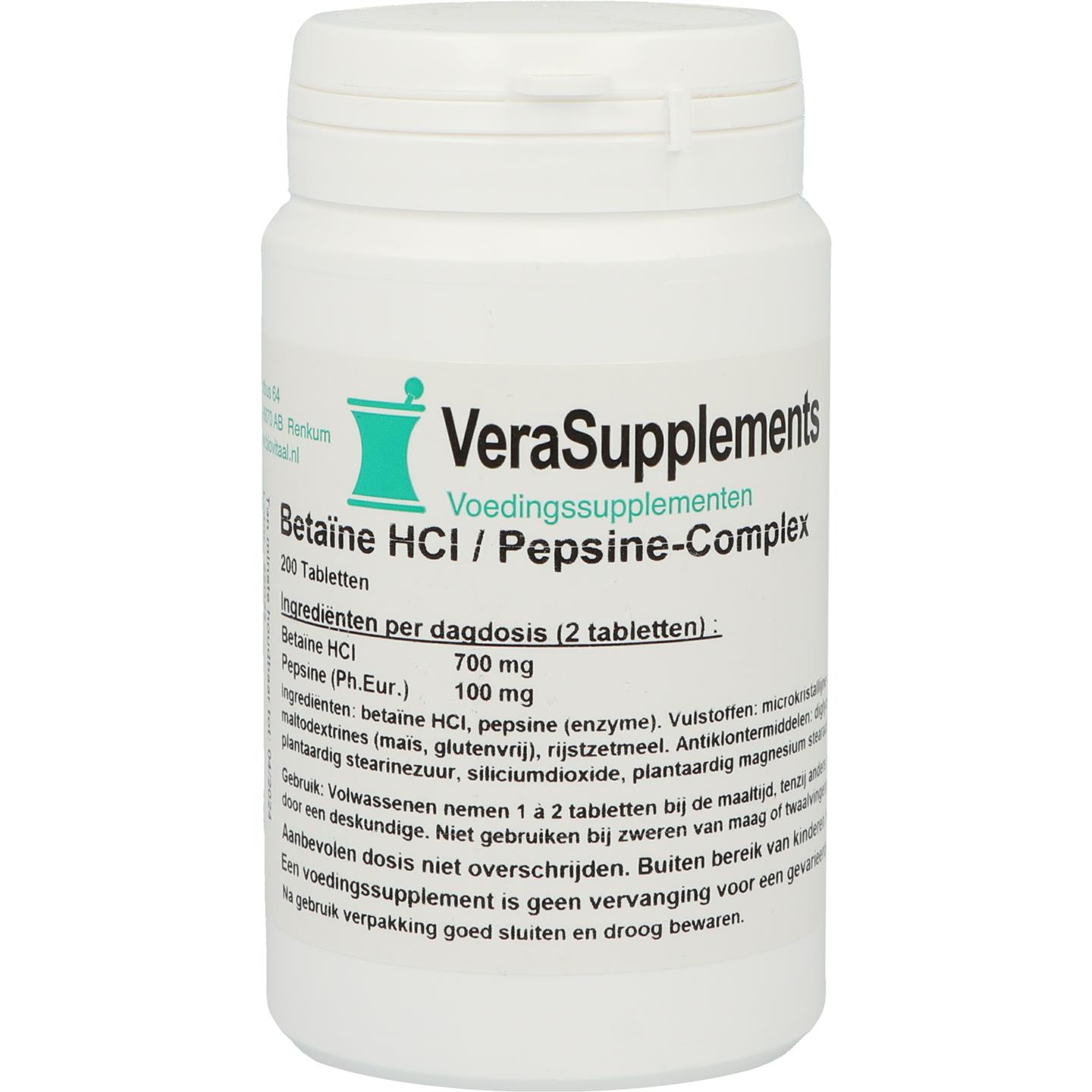 Betaïne HCL / Pepsine-complex afbeelding