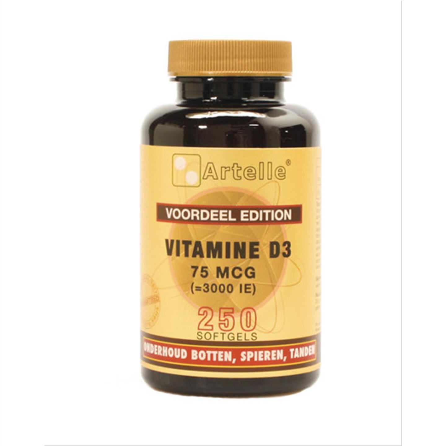 Vitamine D3 75 mcg afbeelding