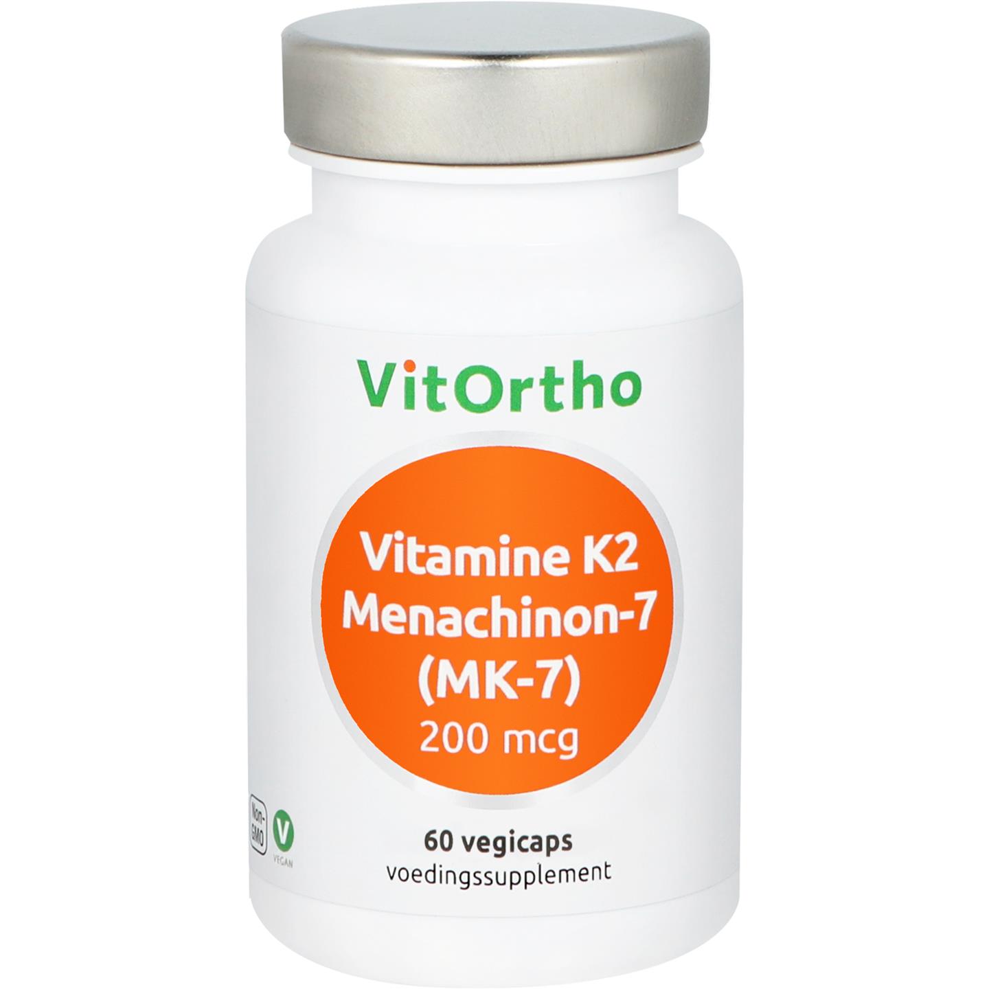 Vitamine K2 Menachinon-7 (MK-7) 200 mcg afbeelding