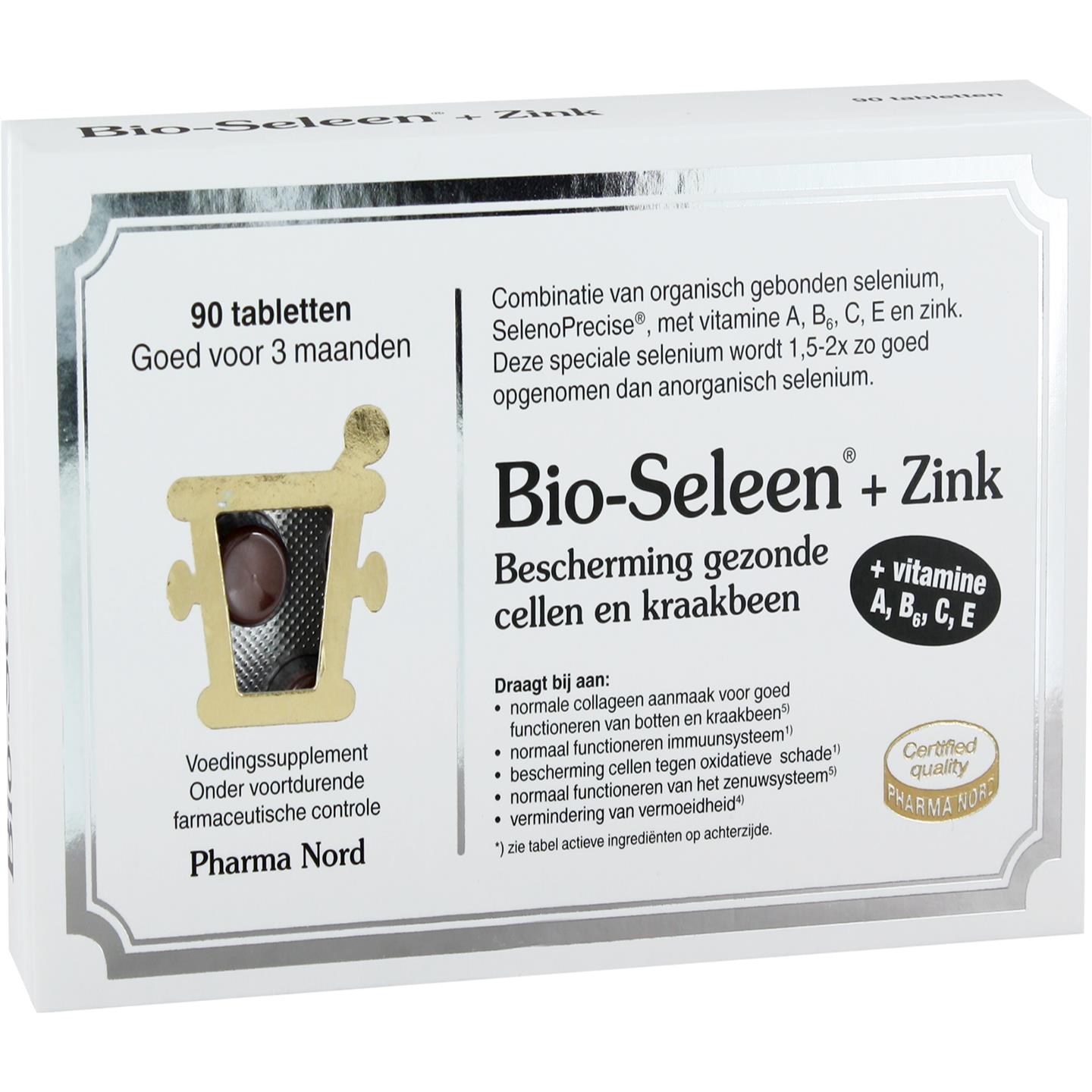 Pharma Nord Bio Seleen & Zink 90 tabletten