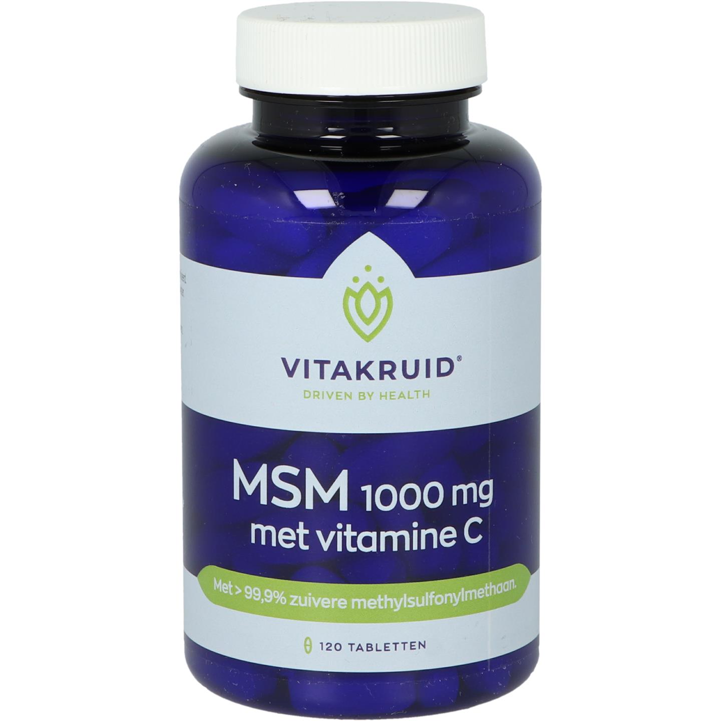 MSM 1000 mg met vitamine C afbeelding 1