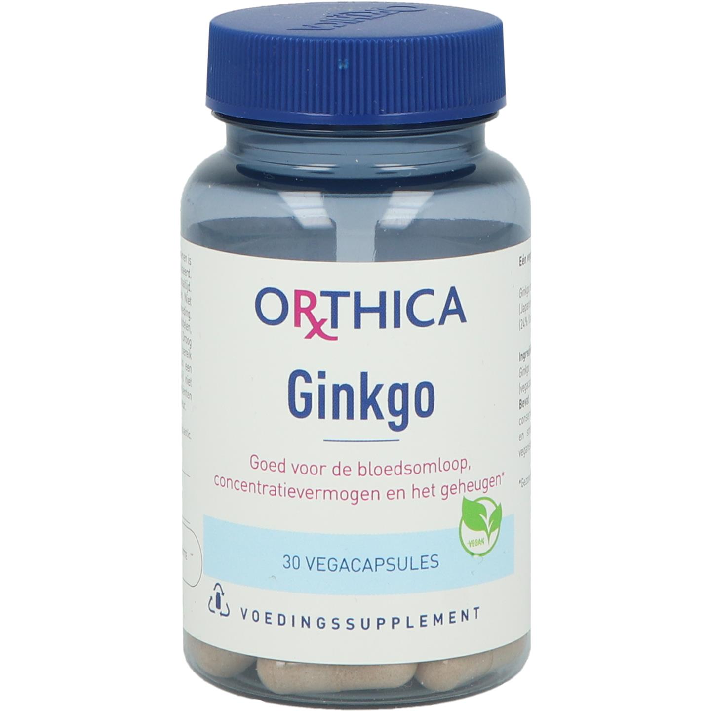 Orthica Ginkgo 30 tabletten