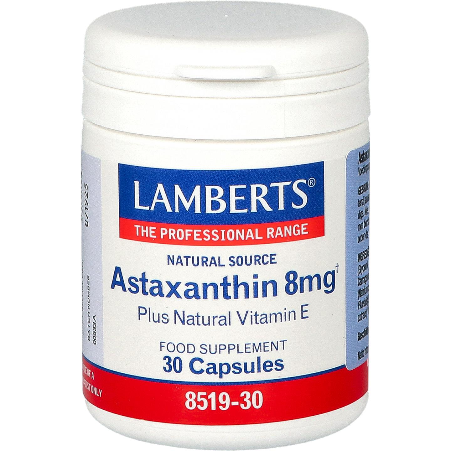 Astaxanthine 8 mg afbeelding