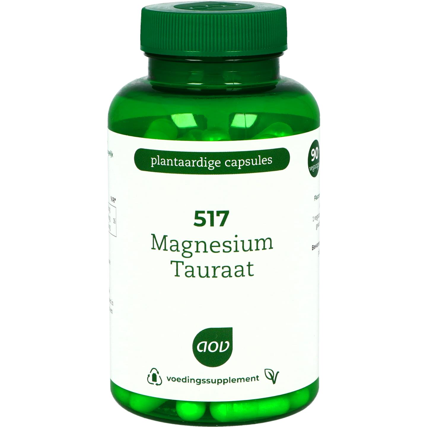 AOV Magnesium Tauraat 517 90 capsules