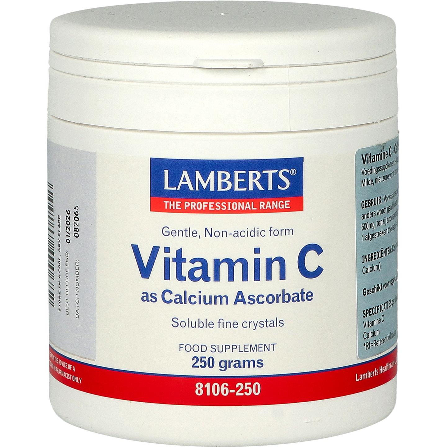 Vitamine C (als Calcium Ascorbaat) afbeelding 1