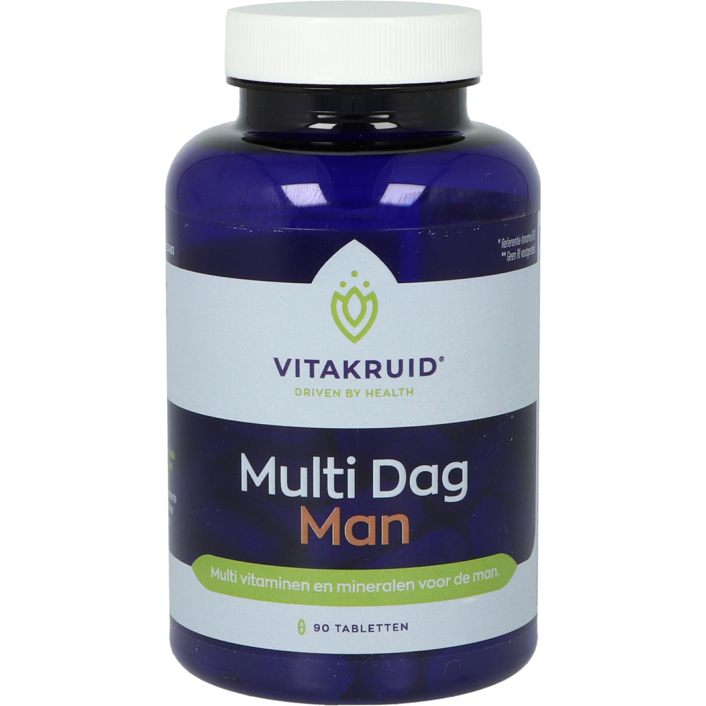 Vitakruid Multi Dag Man 90 tabletten