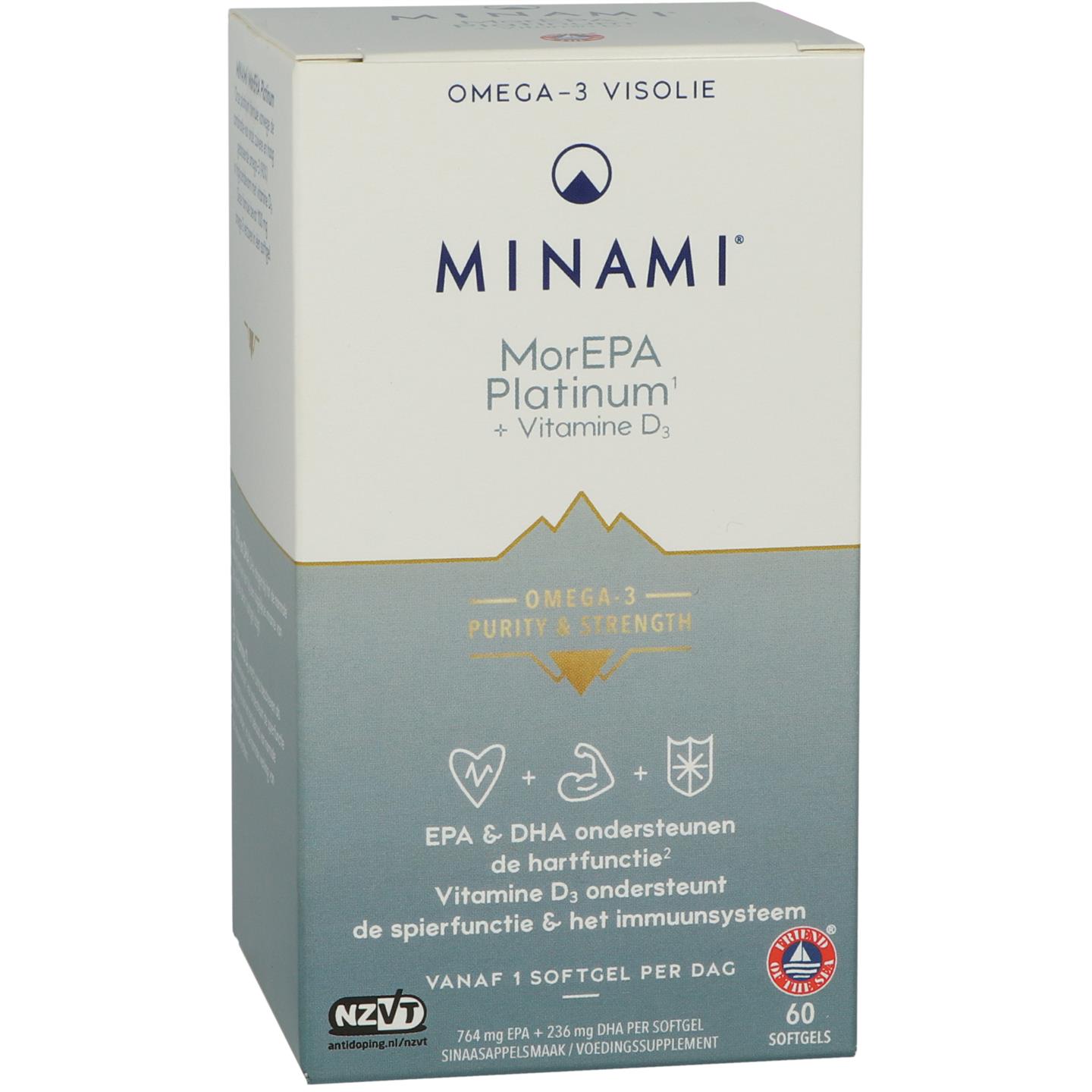 MorEPA Platinum + Vitamine D3 afbeelding