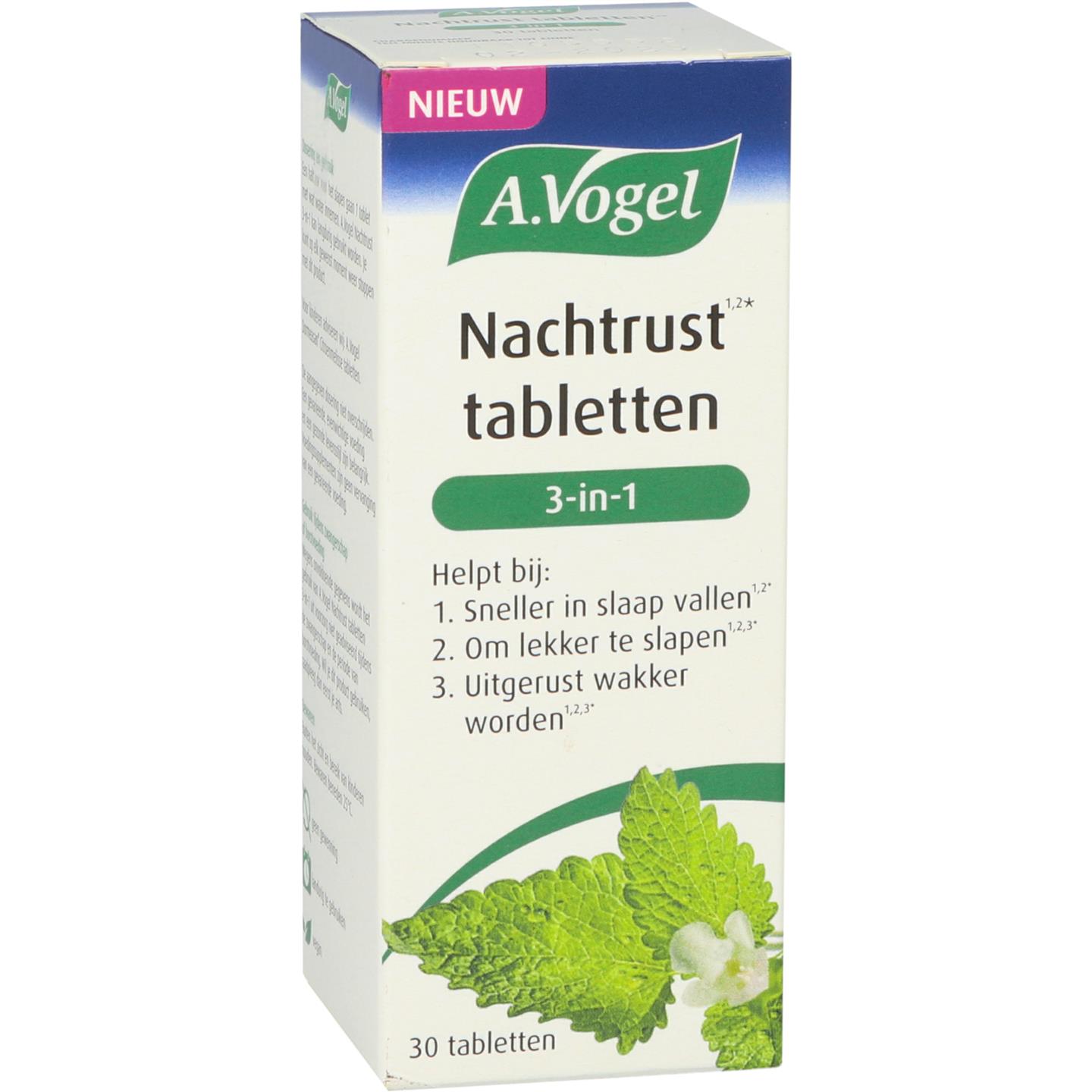 Nachtrust tabletten 3-in-1 afbeelding 1