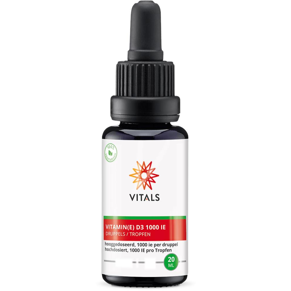 Vitamine D3 druppels 25 mcg afbeelding