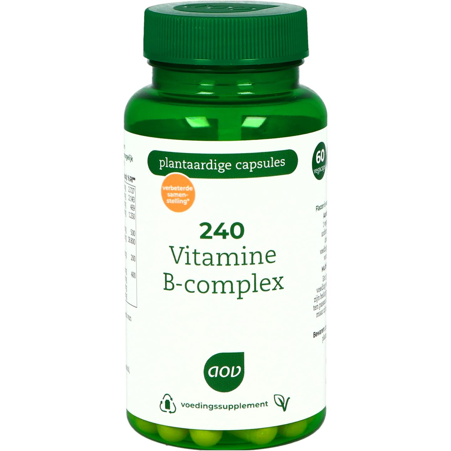 AOV 240 Vitamine B-Complex 60 vegacapsules