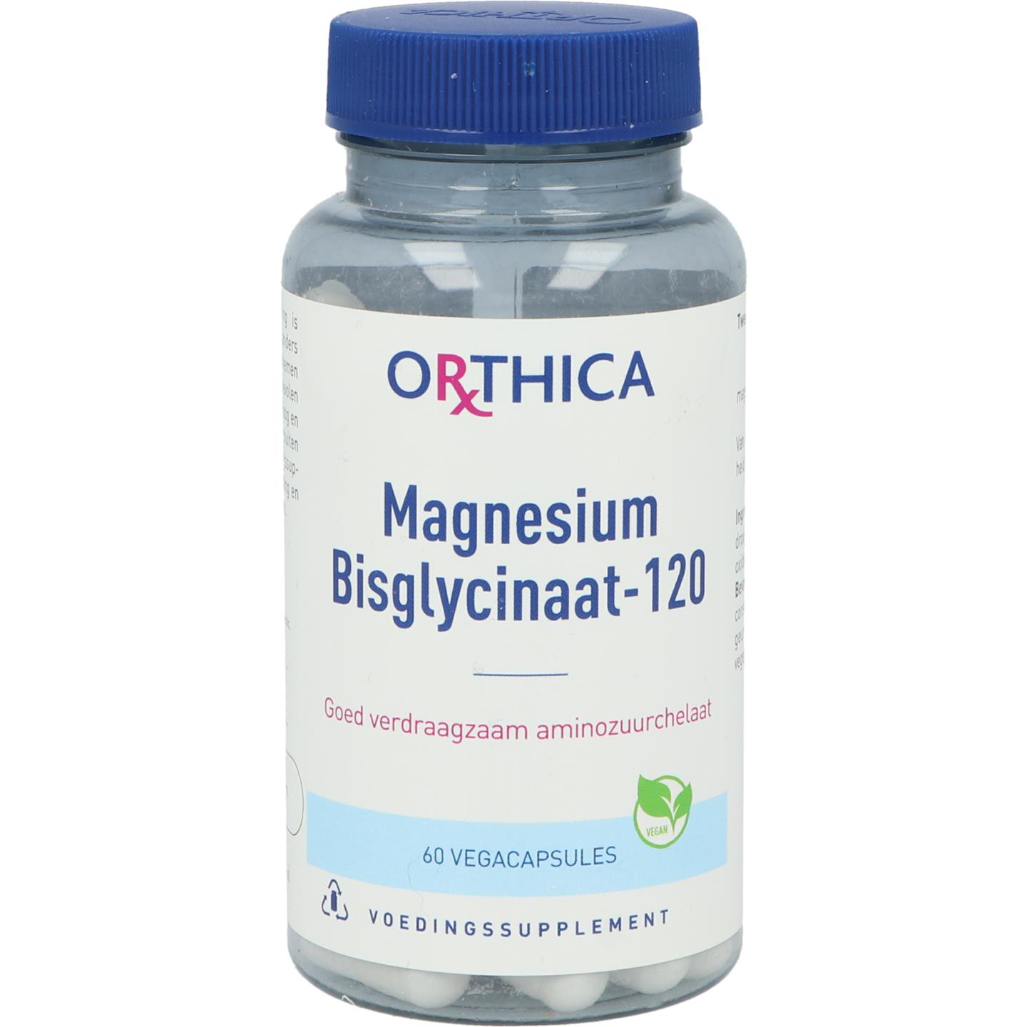 Orthica Magnesium Bisglycinaat-120 60 capsules