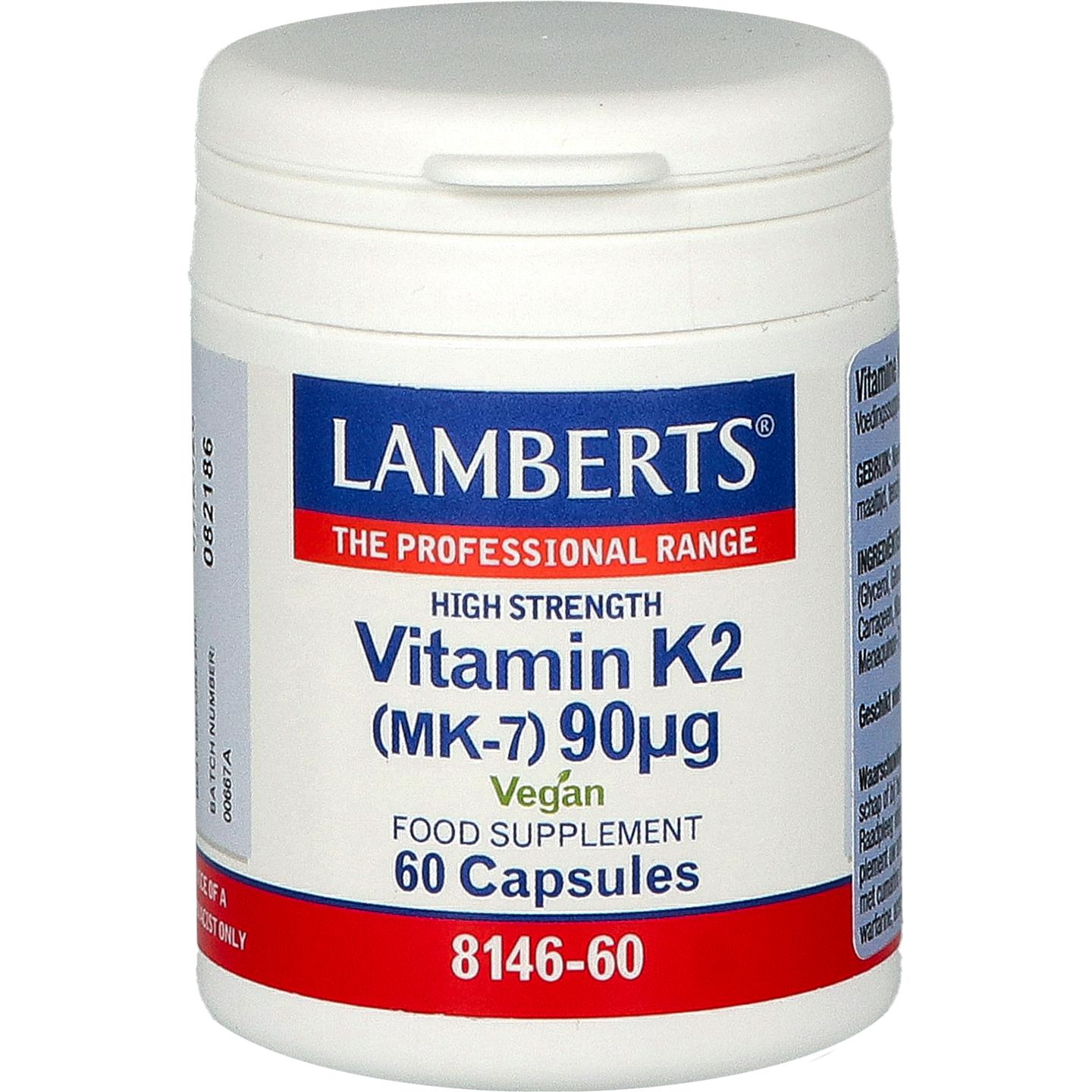 Vitamine K2 (MK-7) 90 mcg afbeelding