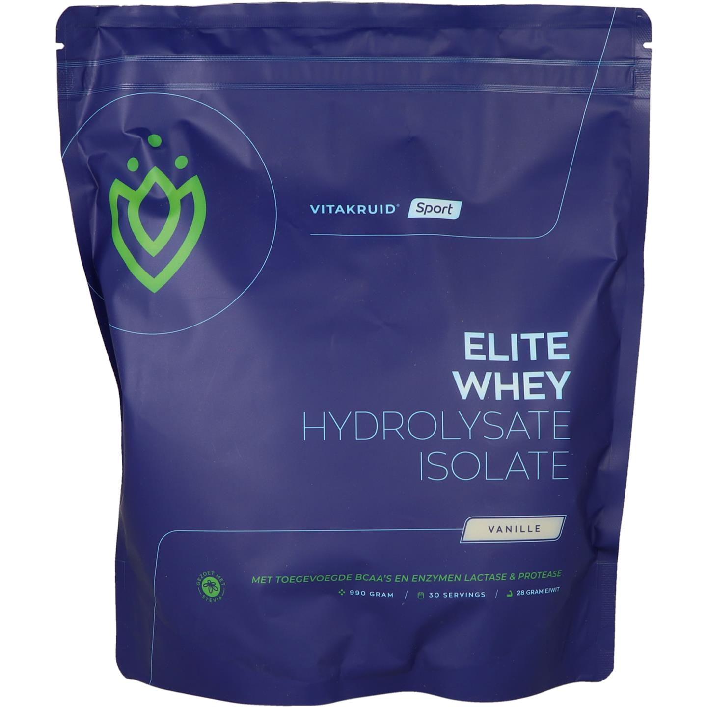 Elite Whey Hydrolysate Isolate vanille afbeelding