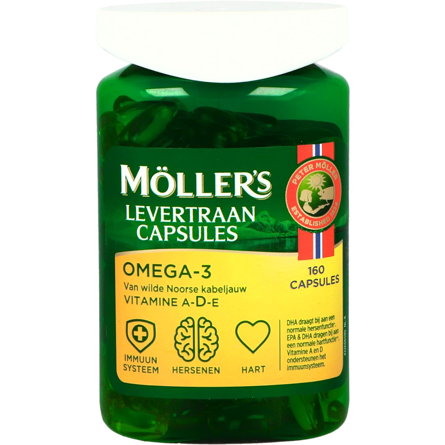 Levertraan capsules Omega-3 afbeelding