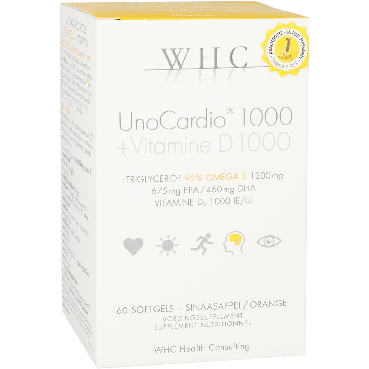 UnoCardio 1000 + Vitamine D 1000 afbeelding