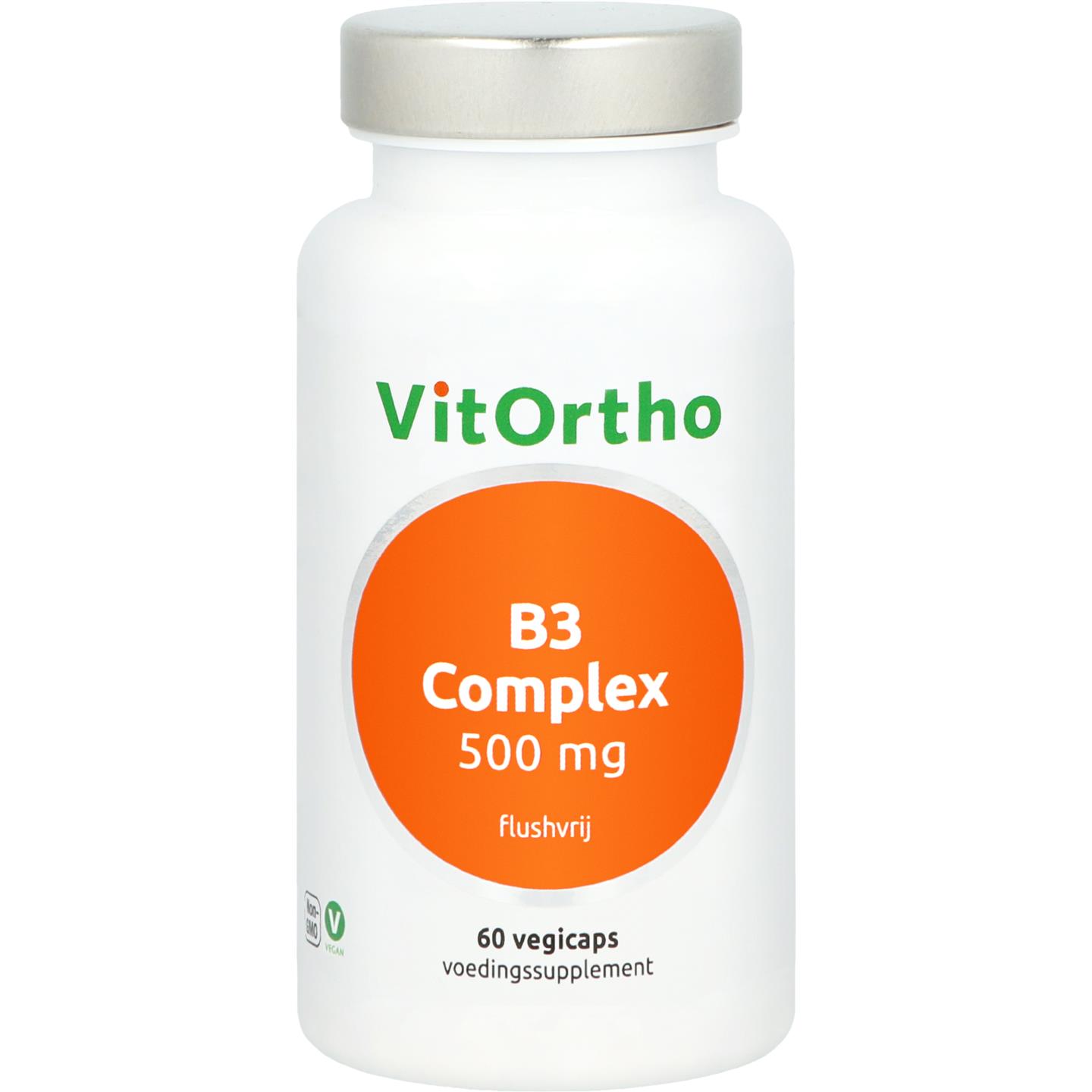 B3 complex 500 mg flushvrij