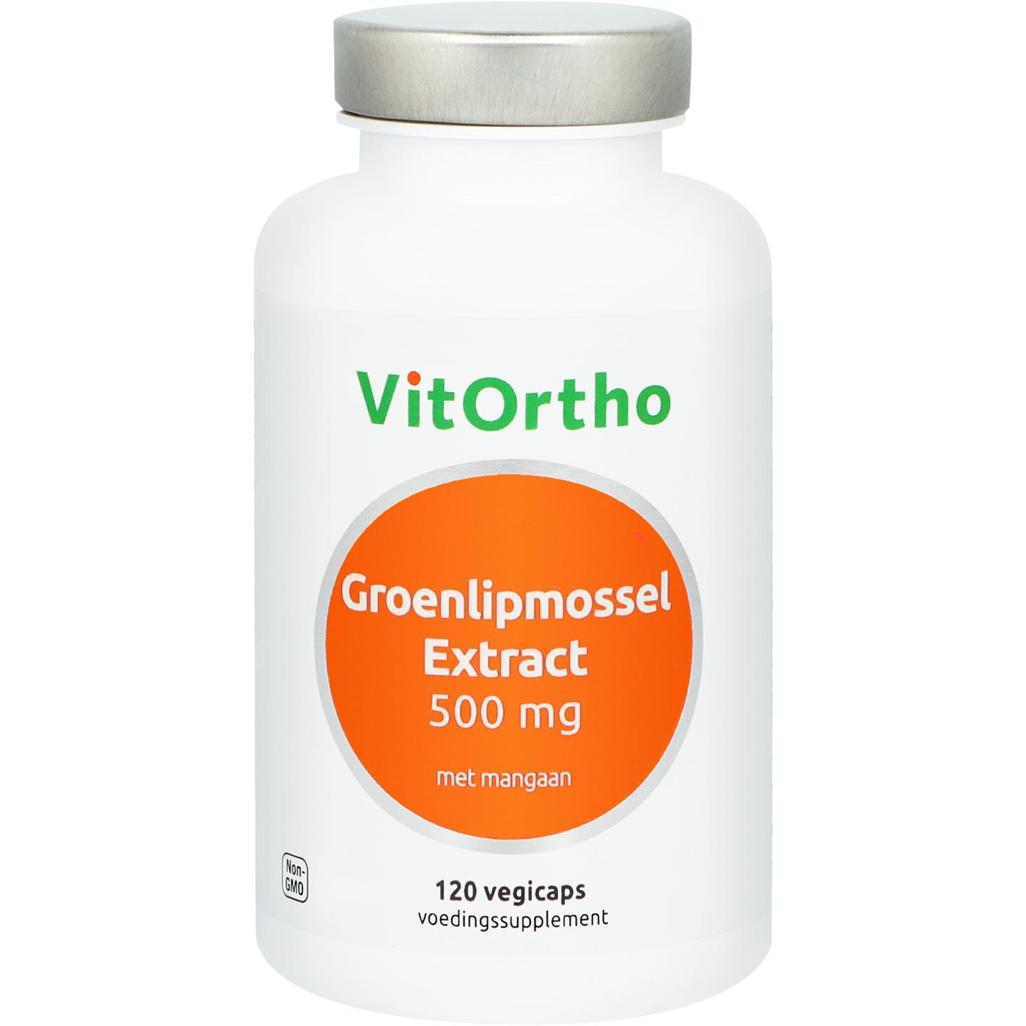 VitOrtho Groenlipmossel extract 500 mg