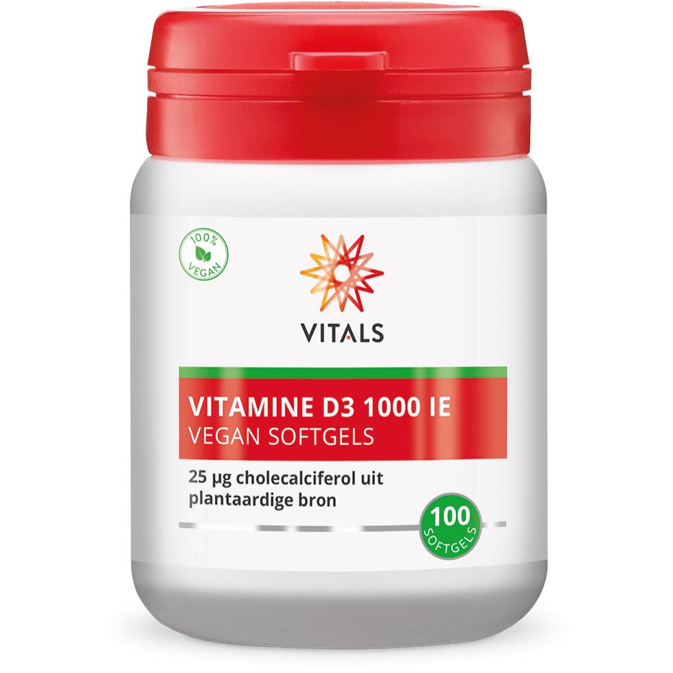 Vitals Vitamine D3 1000 IE 100 softgels