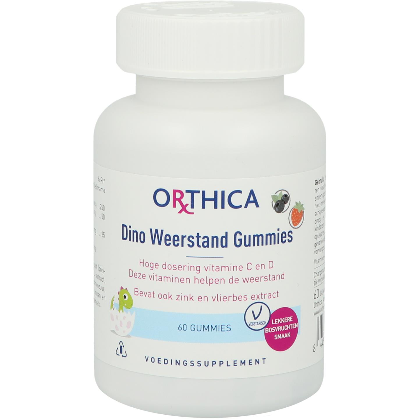 Orthica Dino Weerstand Gummies 60 stuks