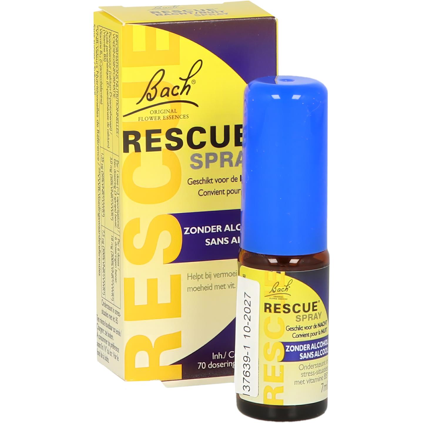 Rescue Nacht Spray alcoholvrij afbeelding