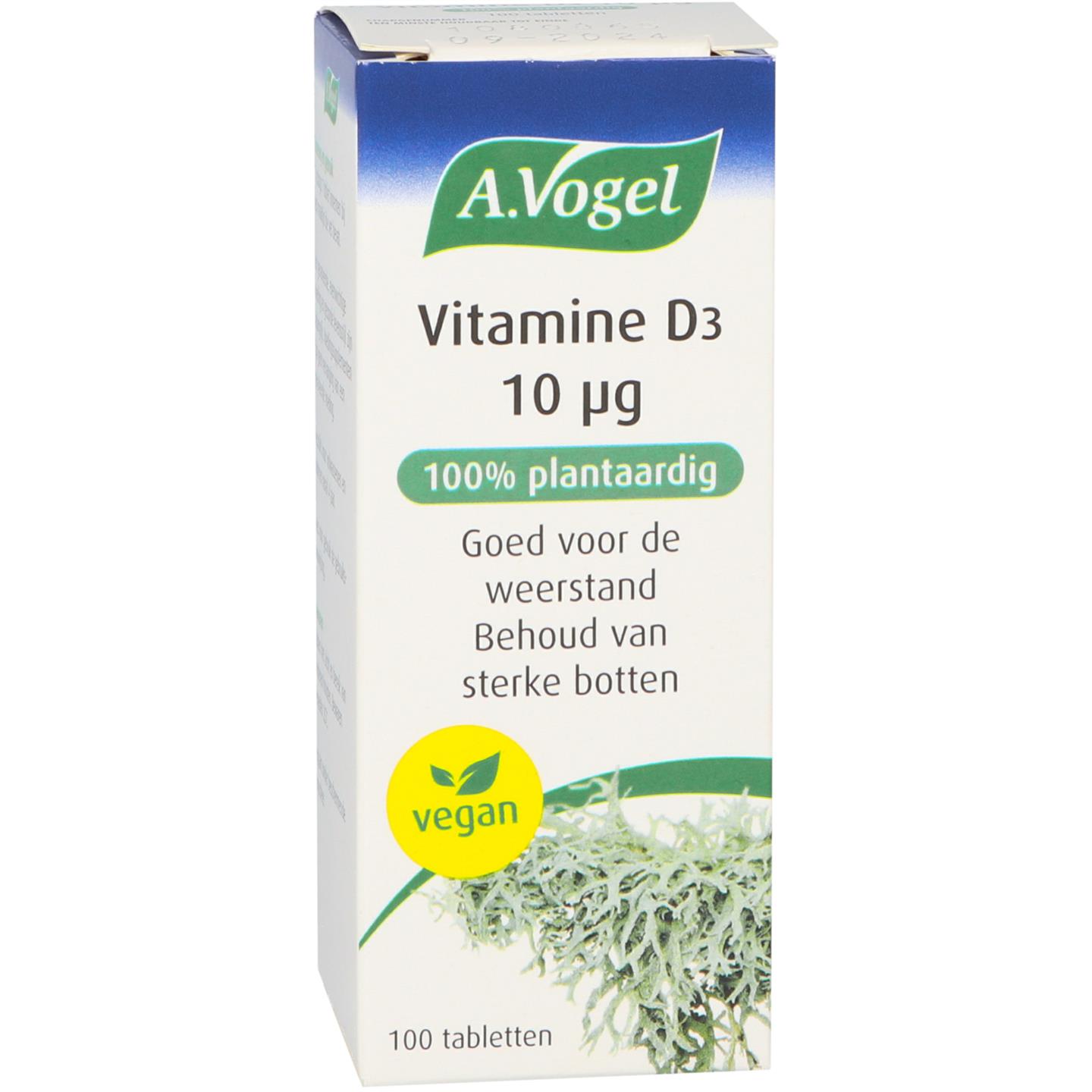 Vitamine D3 10 mcg afbeelding