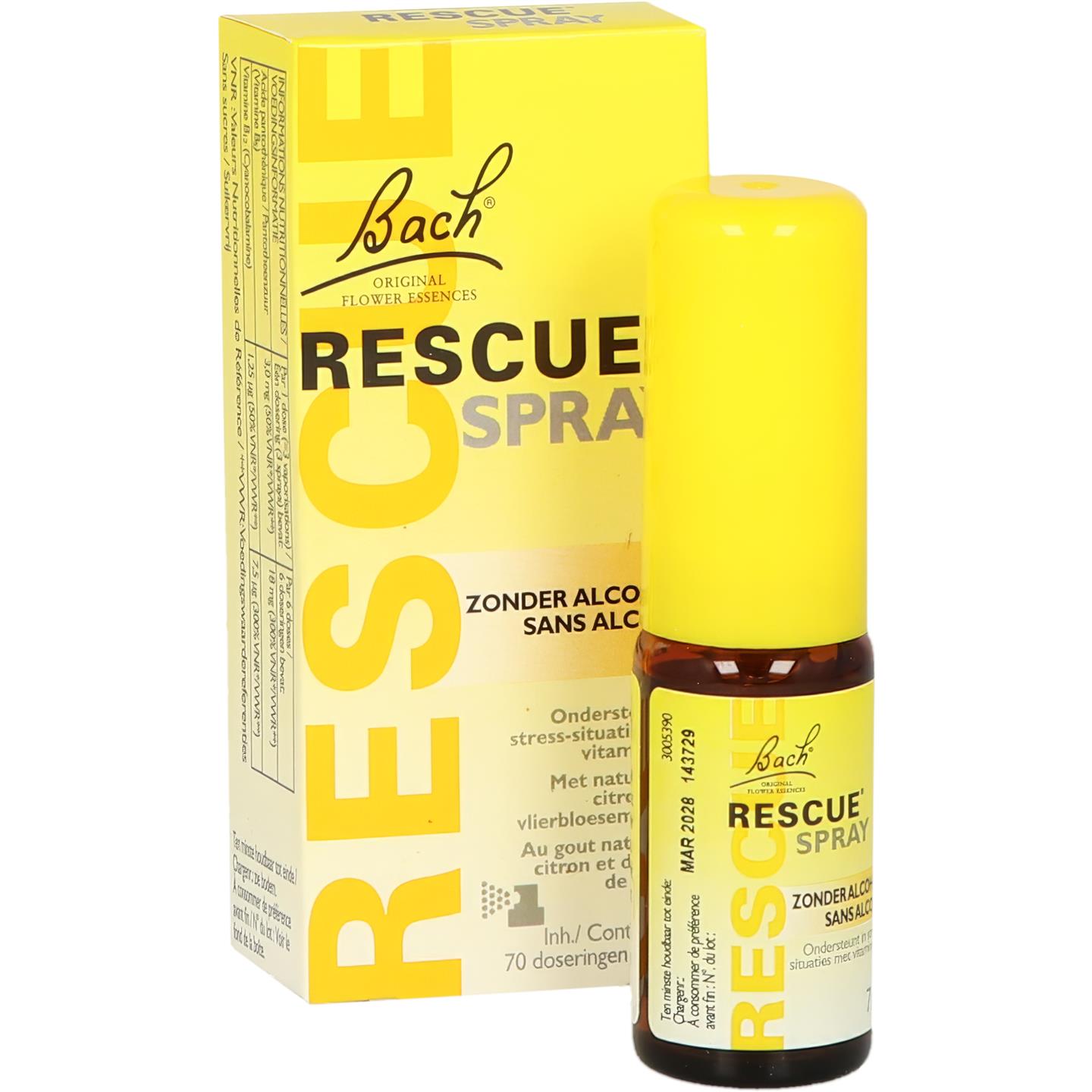 Rescue Spray alcoholvrij afbeelding