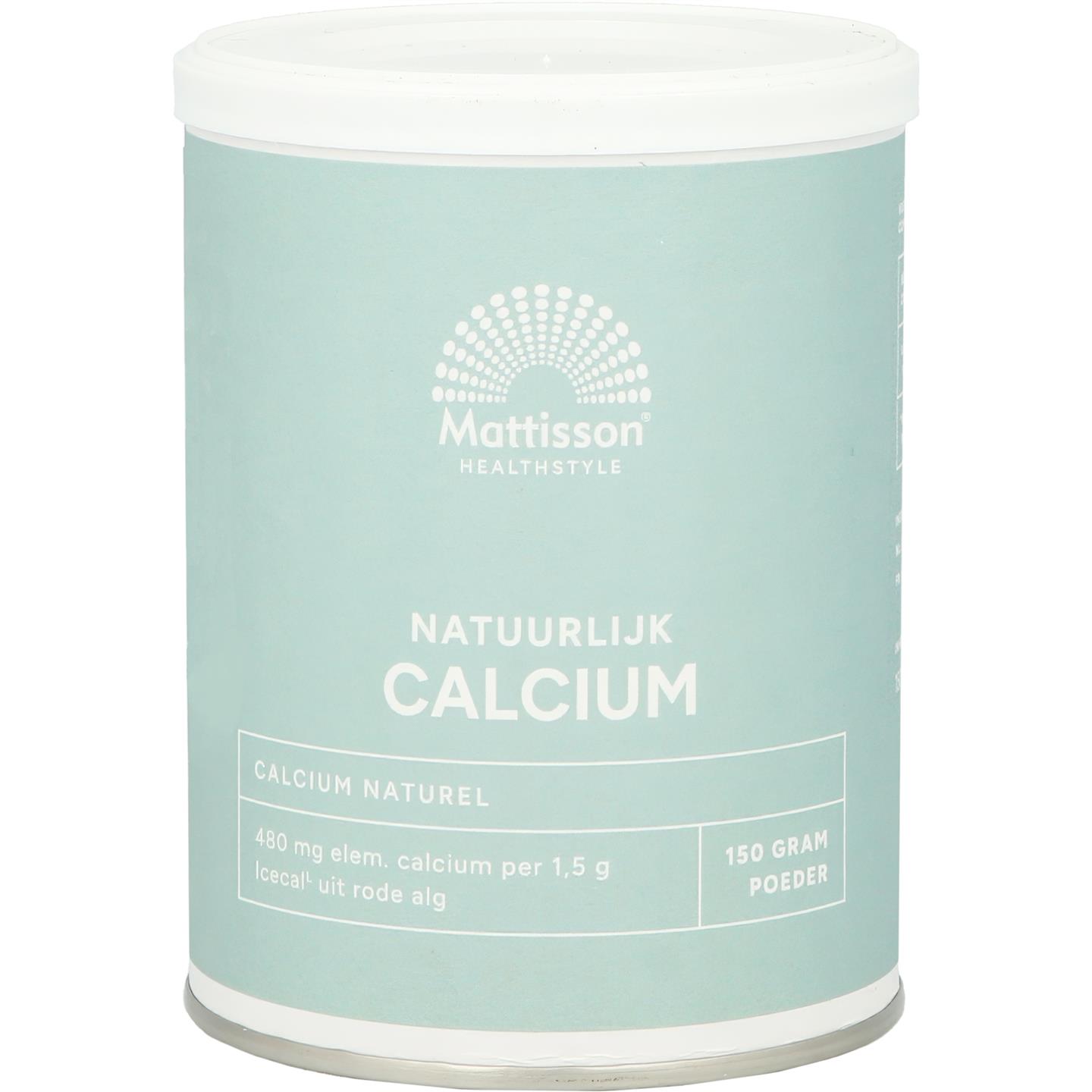 Mattisson Natuurlijk Calcium Icecal 480mg 150 gr