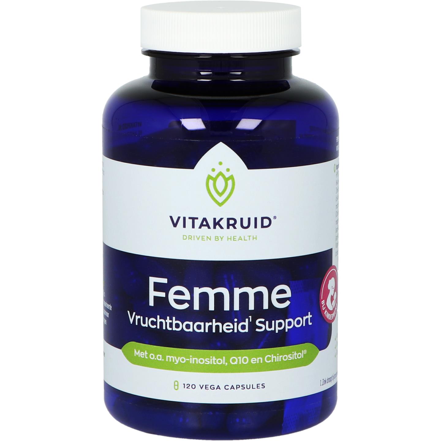Vitakruid Femme Vruchtbaarheid Support 120 vegacapsules