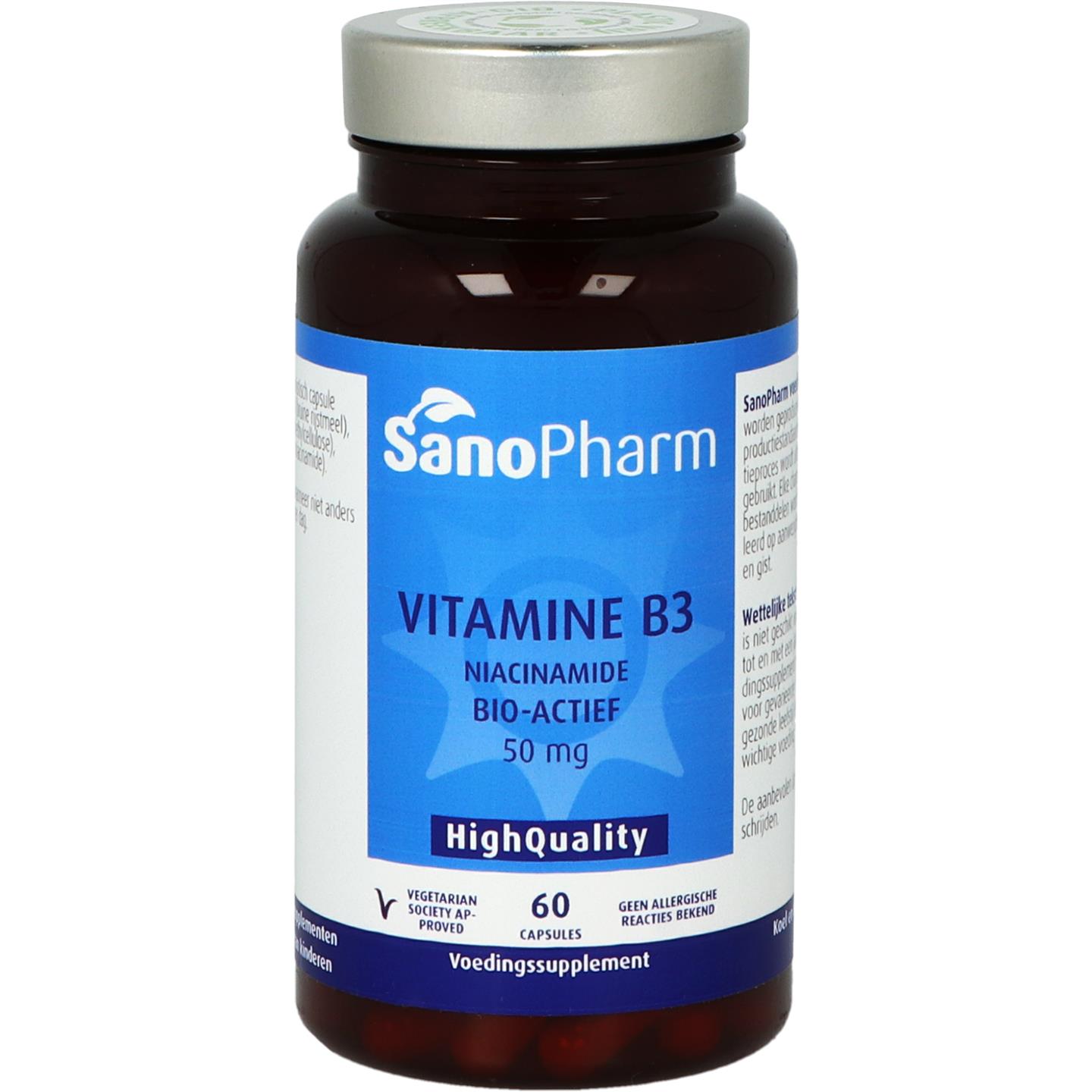SanoPharm High Quality Vitamine B3 (Niacinamide)