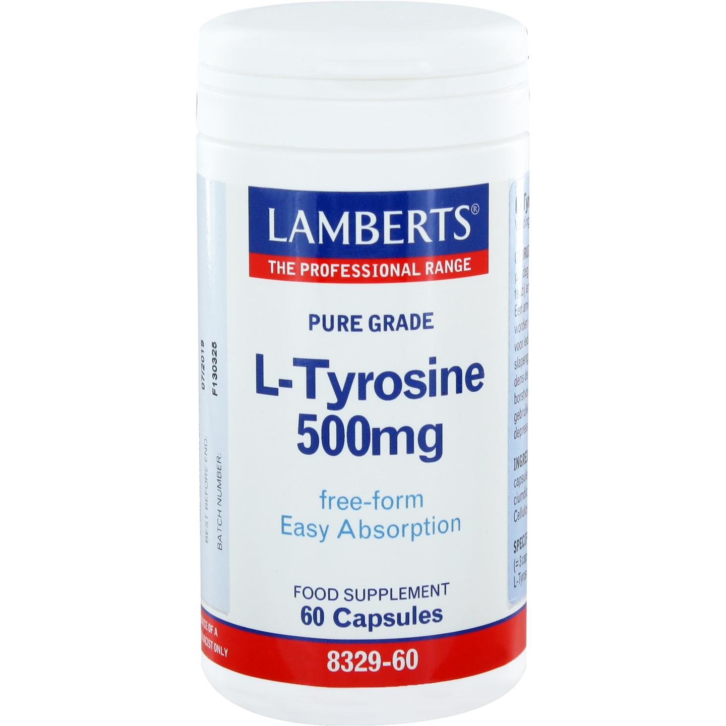 L-Tyrosine 500 mg afbeelding 1