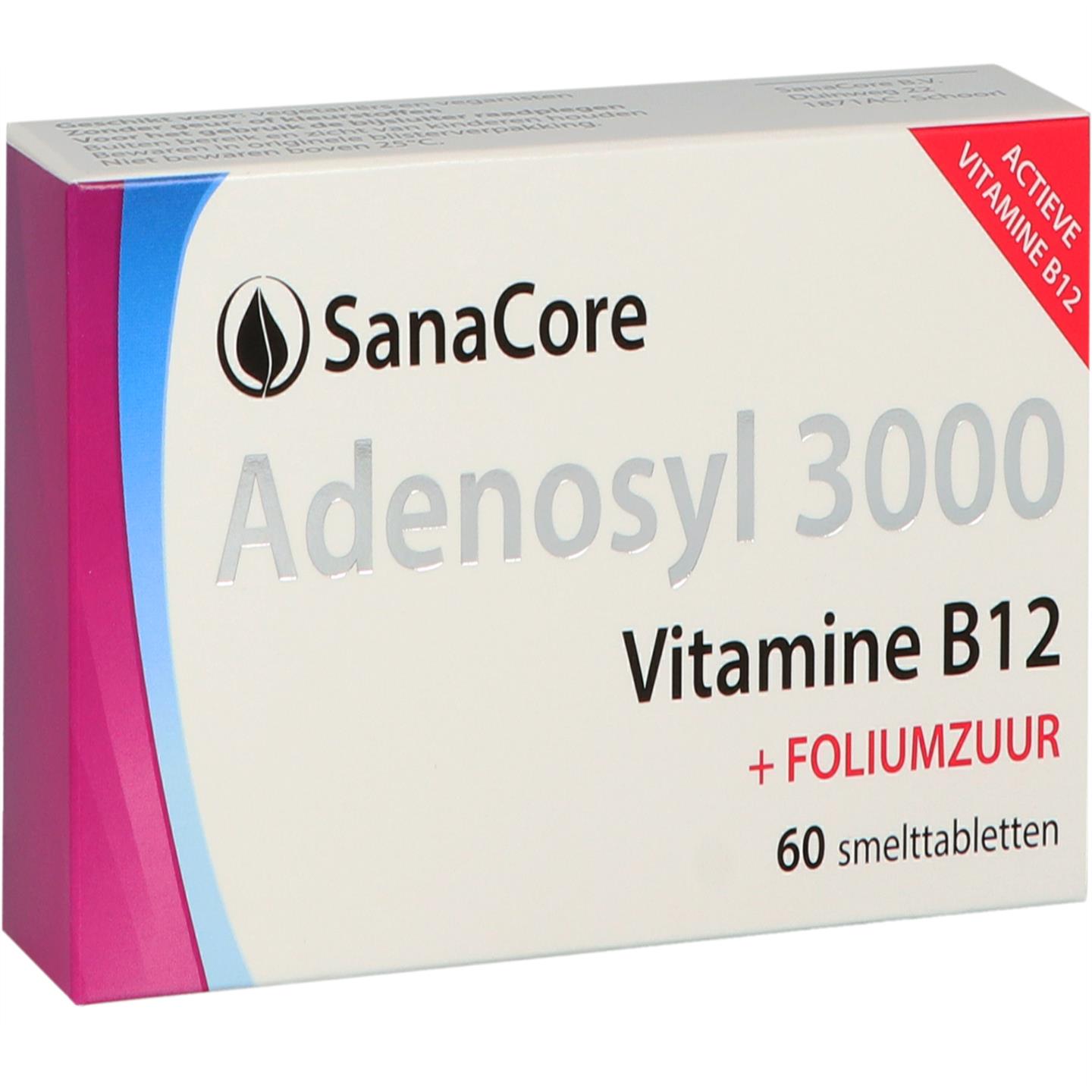 SanaCore Adenosyl 3000 met foliumzuur