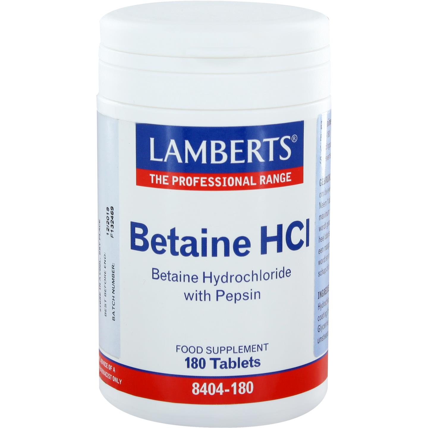 Betaïne HCl met Pepsine afbeelding