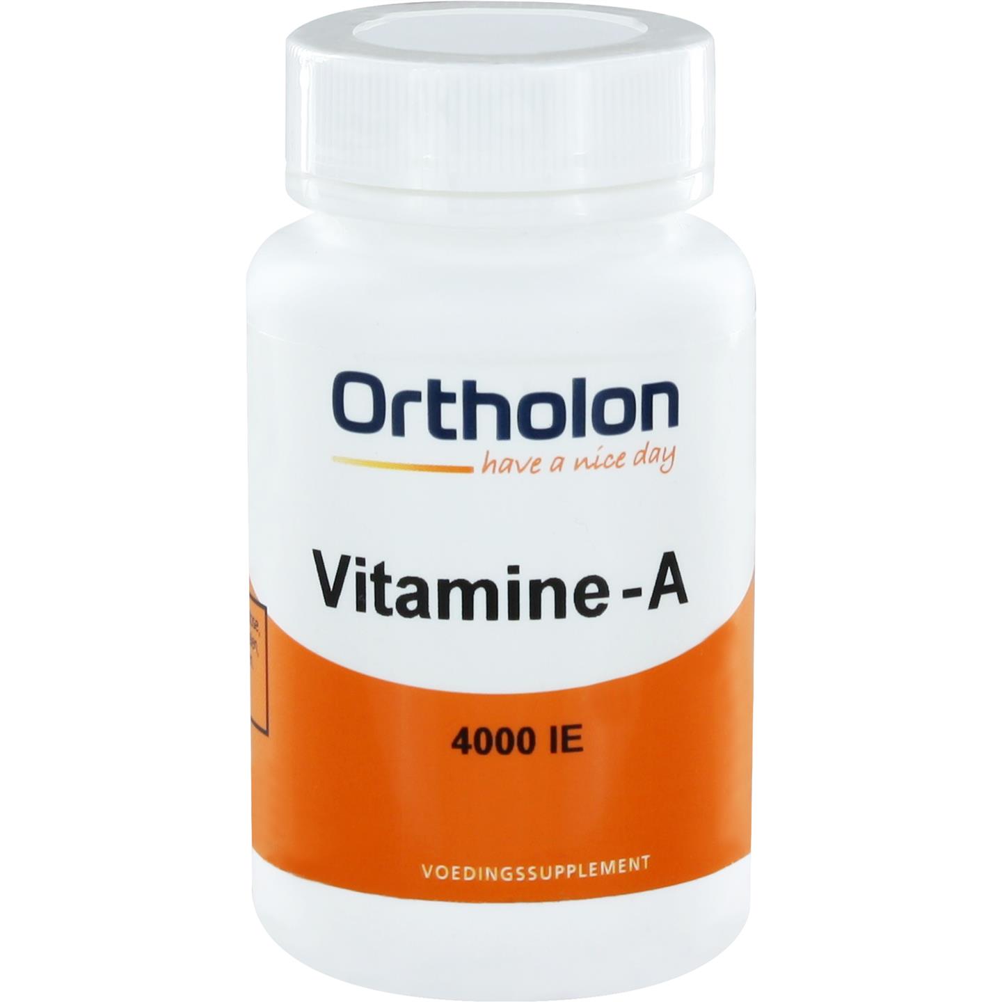 Vitamine A 4000 IE afbeelding