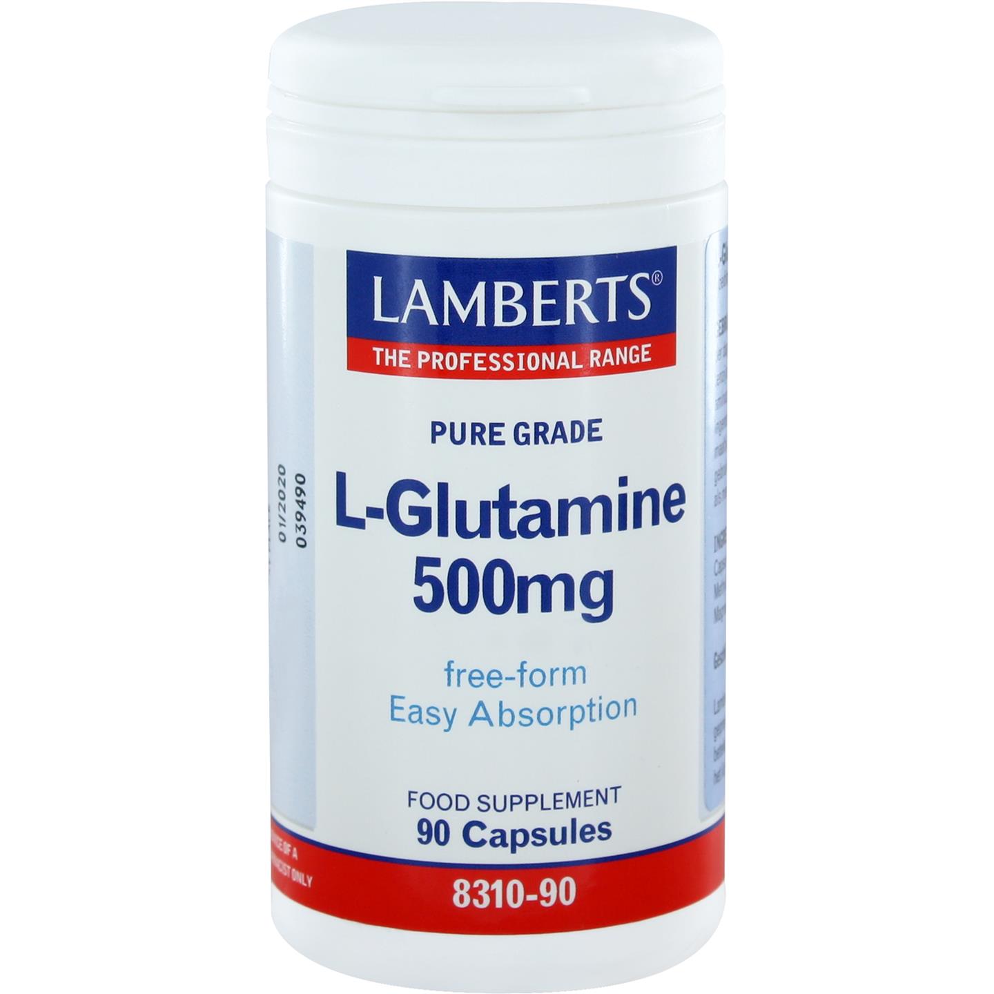 L-Glutamine 500 mg afbeelding 1
