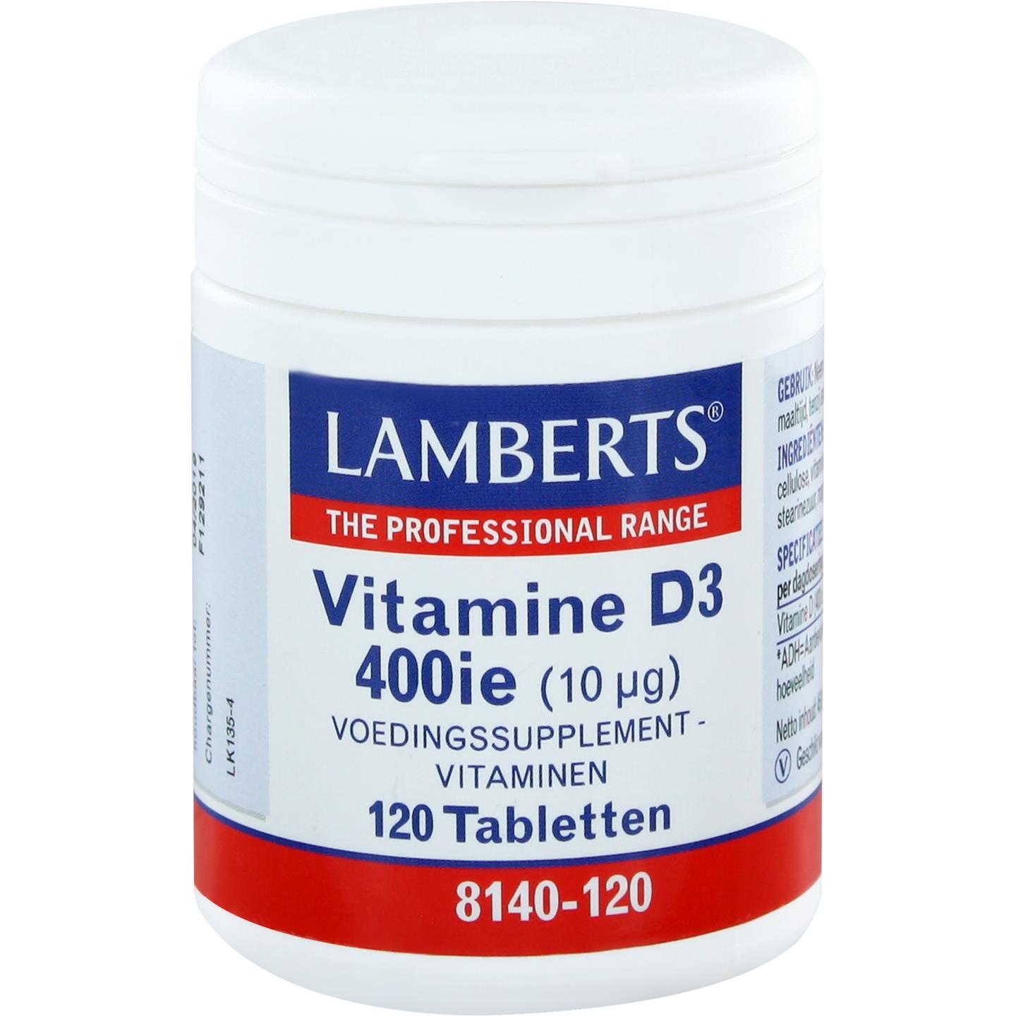 Vitamine D3 400 IE afbeelding