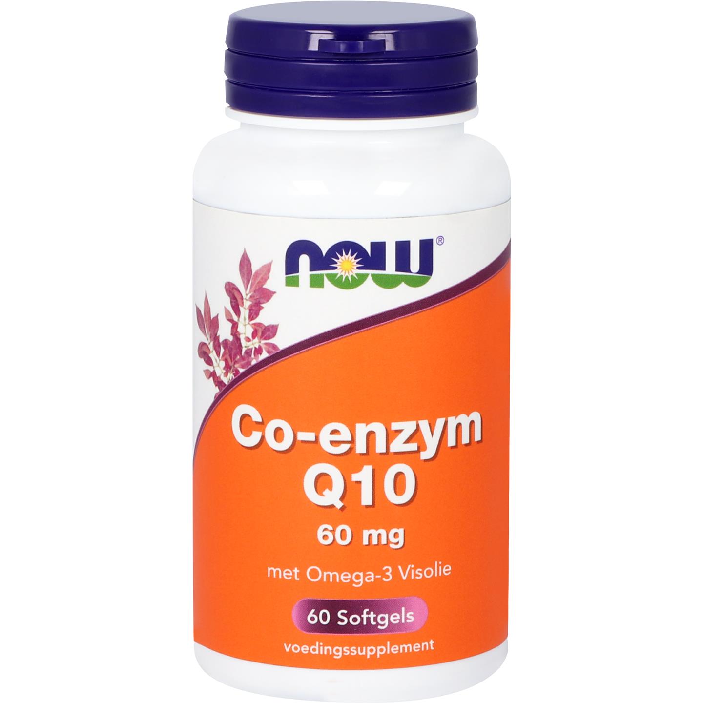 Co-enzym Q10 60 mg met Omega-3 visolie afbeelding