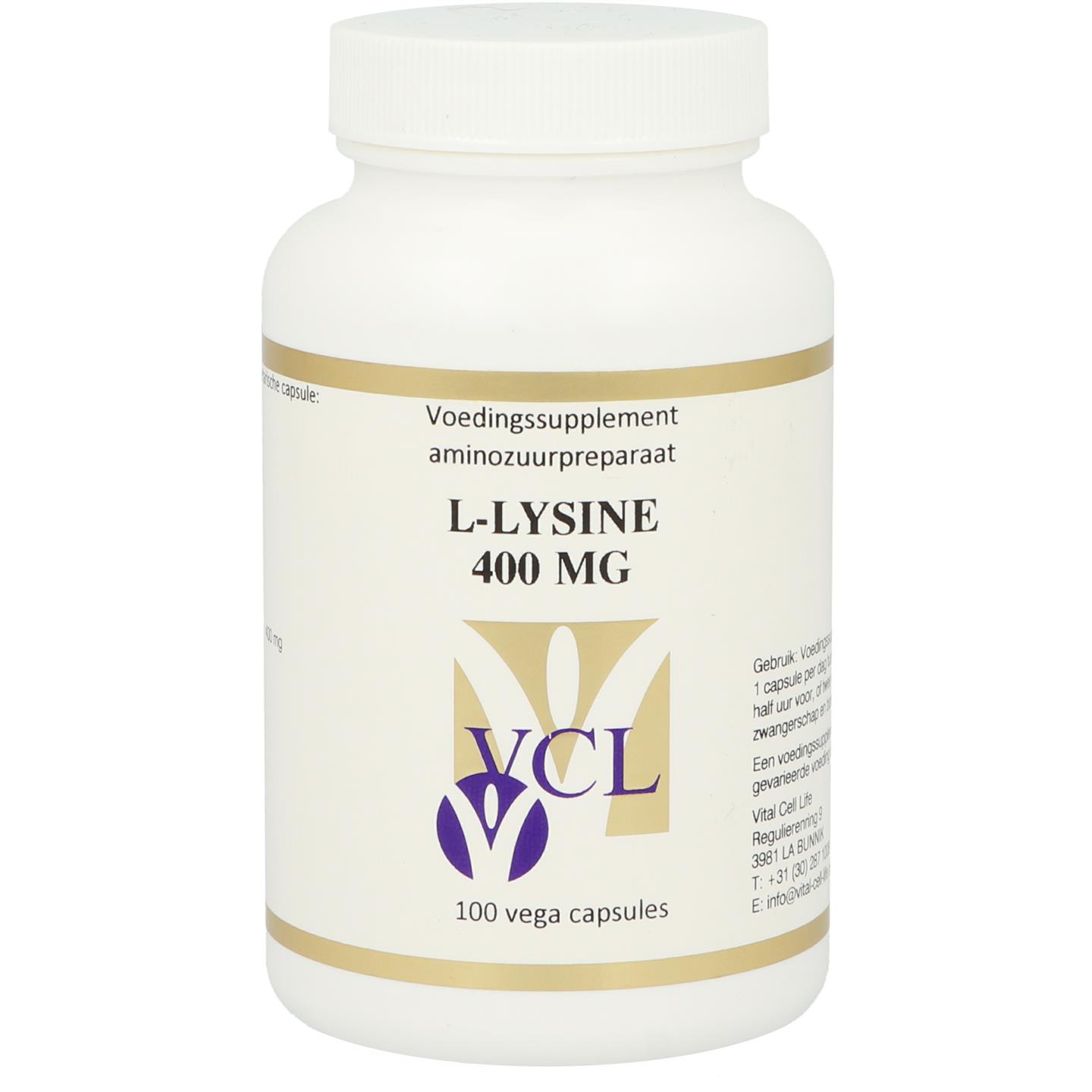 L-Lysine 400 mg afbeelding