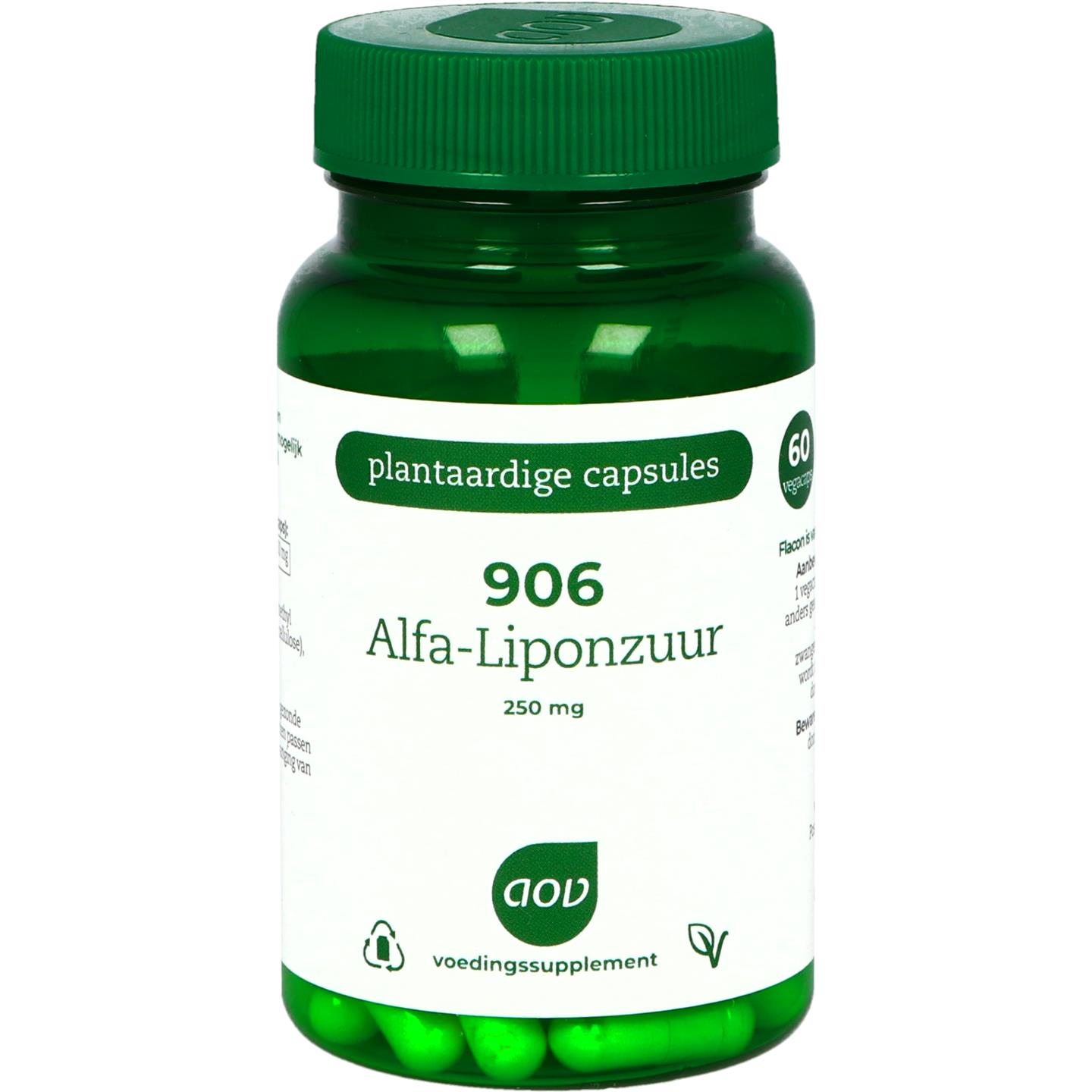 906 Alfa-Liponzuur Forte 250 mg afbeelding