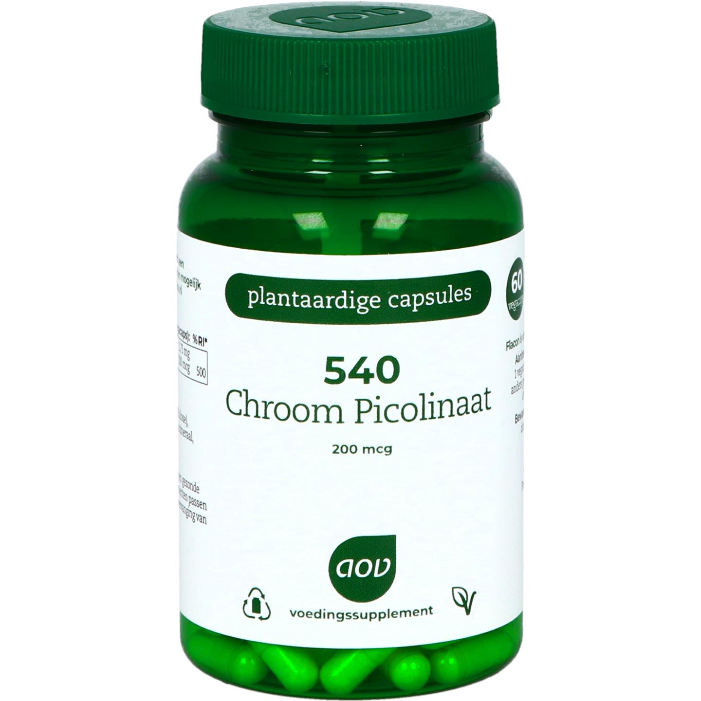540 Chroom Picolinaat 200 mcg afbeelding 1