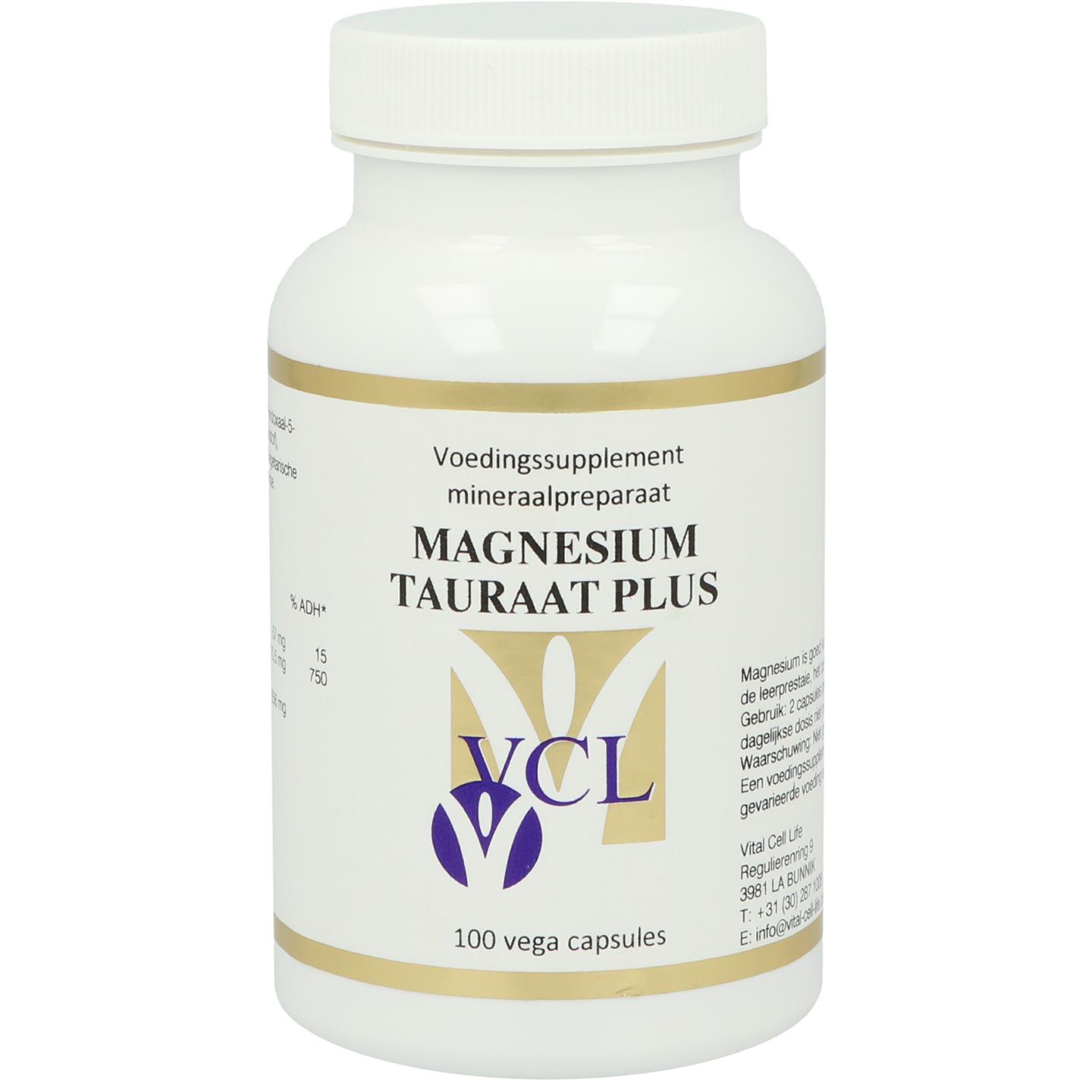 Magnesium Tauraat Plus afbeelding