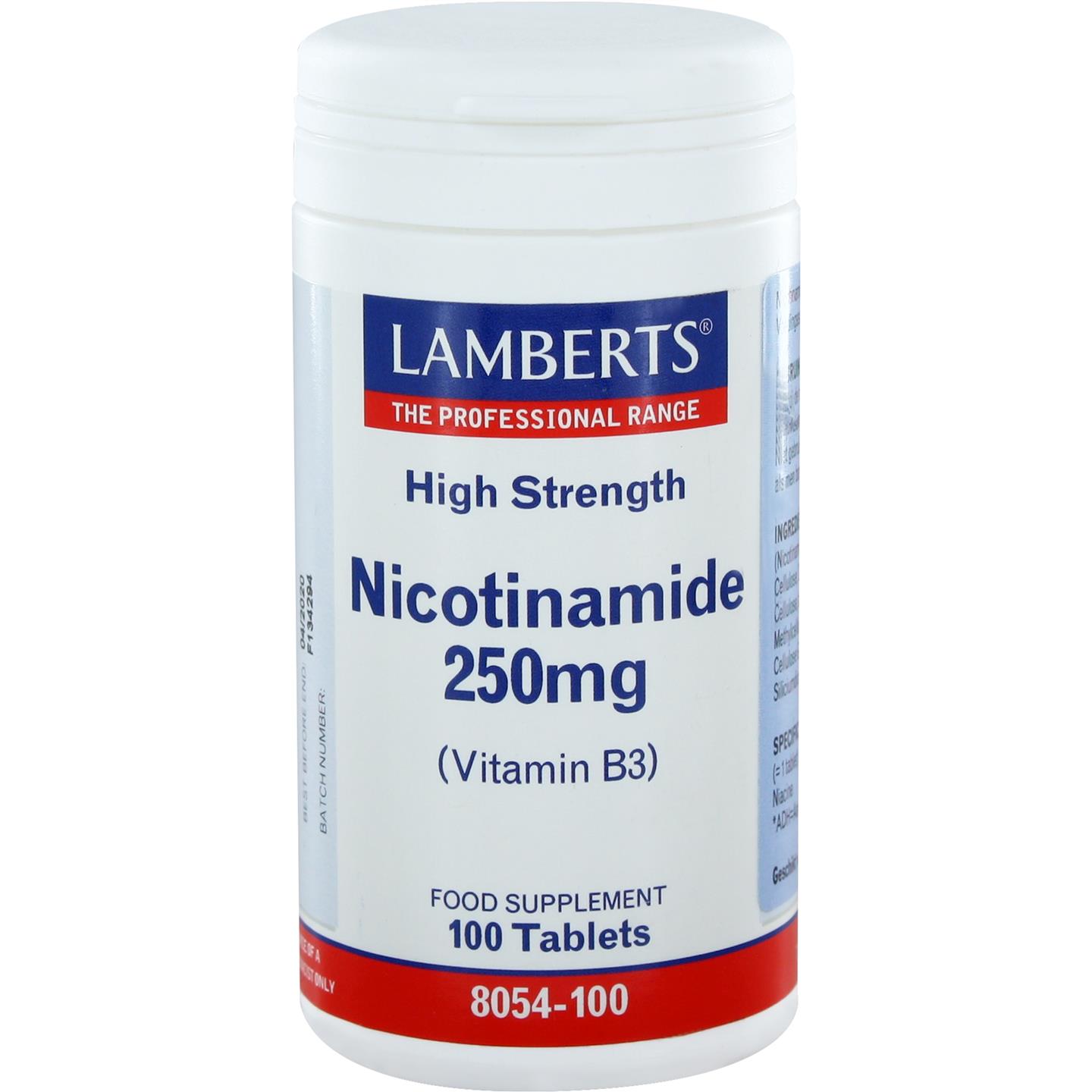 Nicotinamide 250 mg afbeelding 1