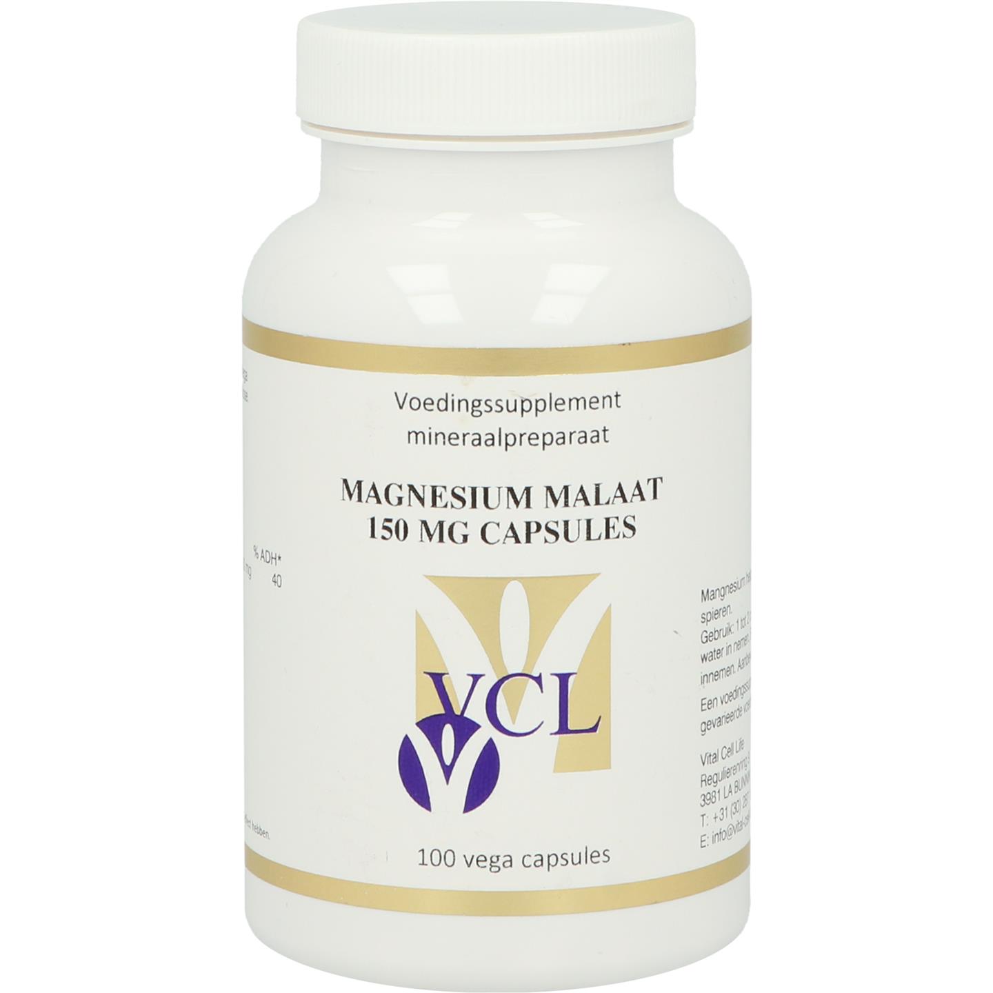 Magnesium Malaat 150 mg afbeelding 1