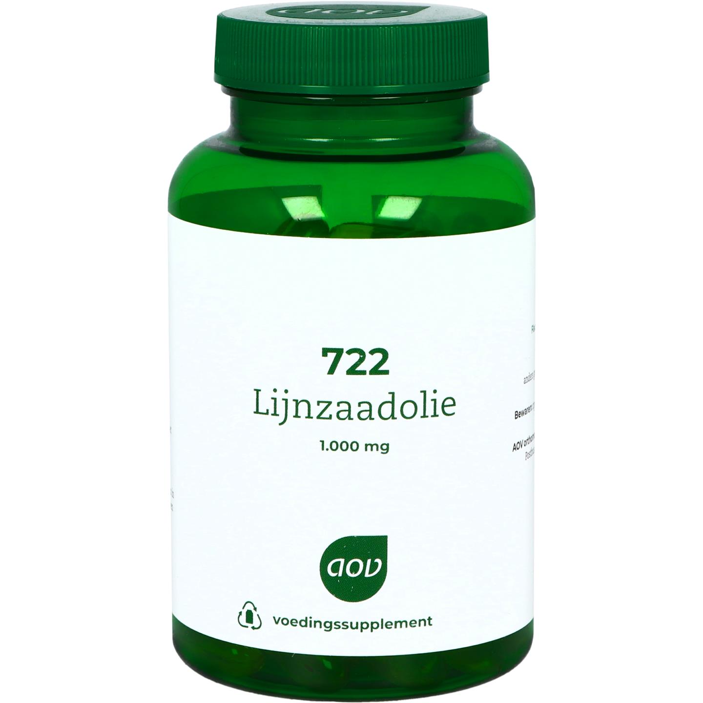 722 Lijnzaadolie 1000 mg afbeelding 1