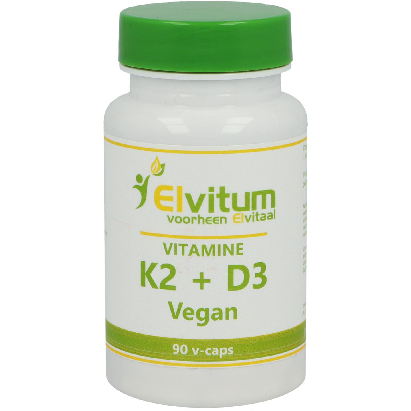 Vitamine K2 + D3 Vegan afbeelding